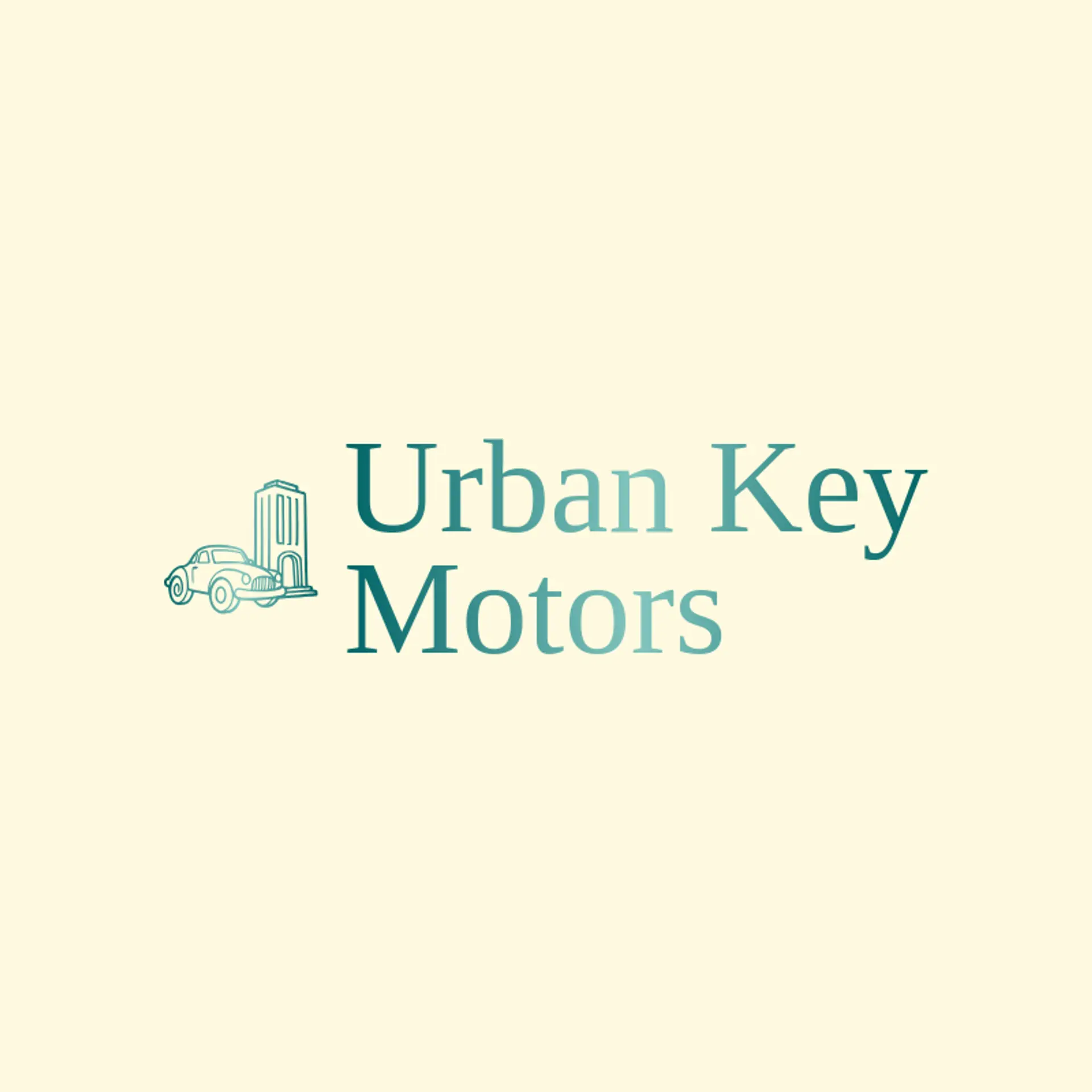Urban Key Motors logo for car rental