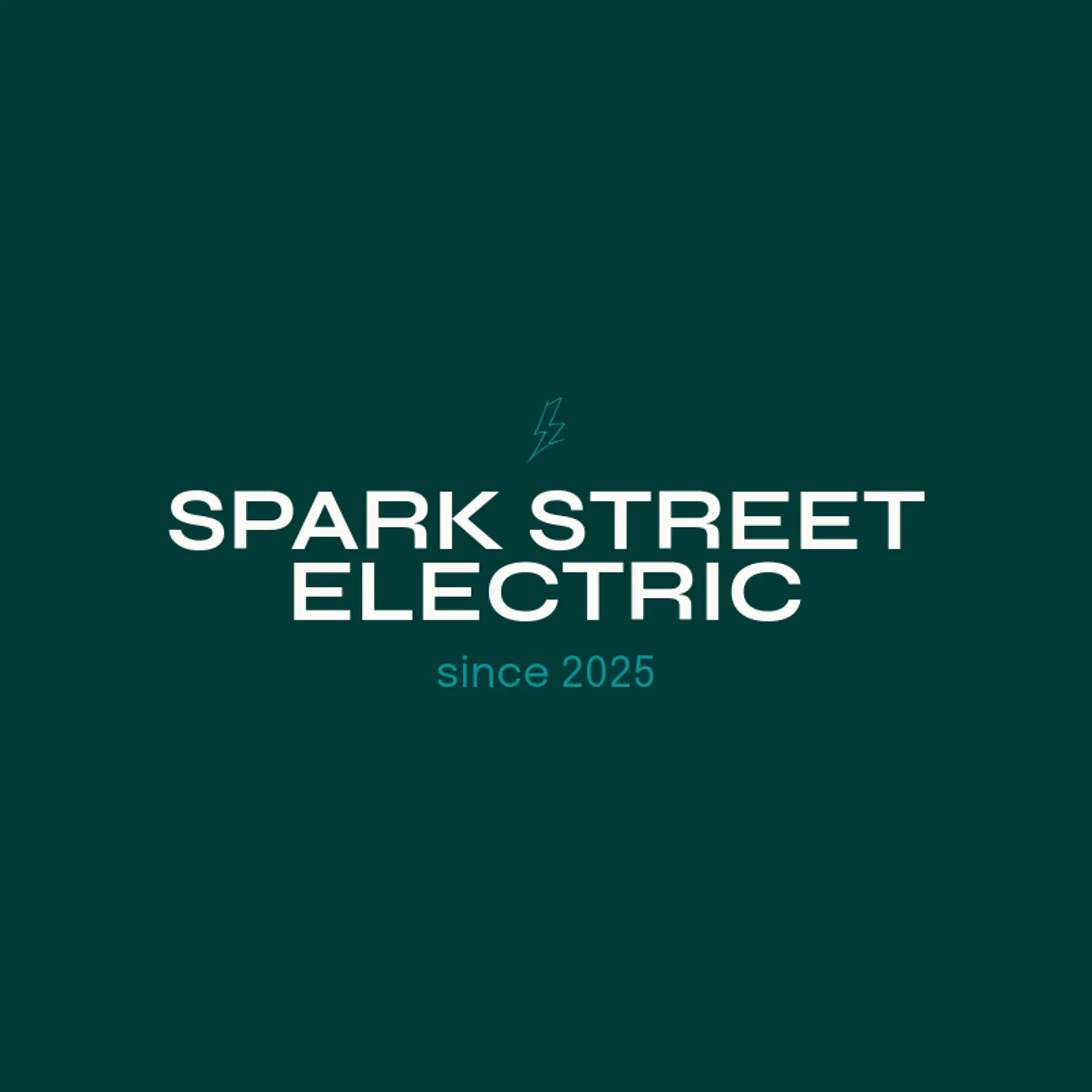 Spark Street Electric logo for electrician