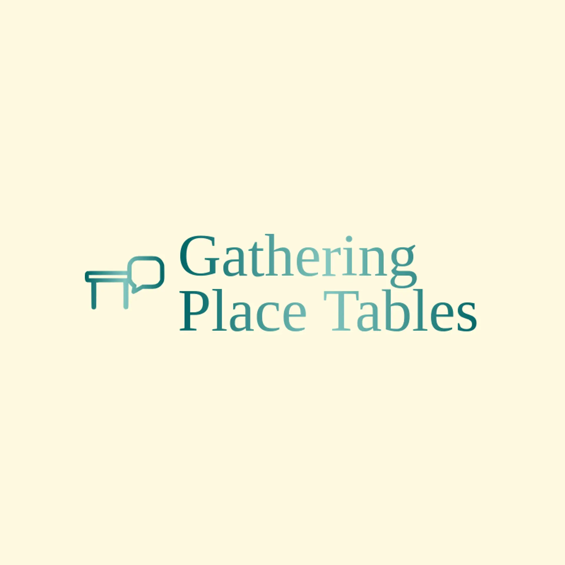 Gathering Place Tables logo for table