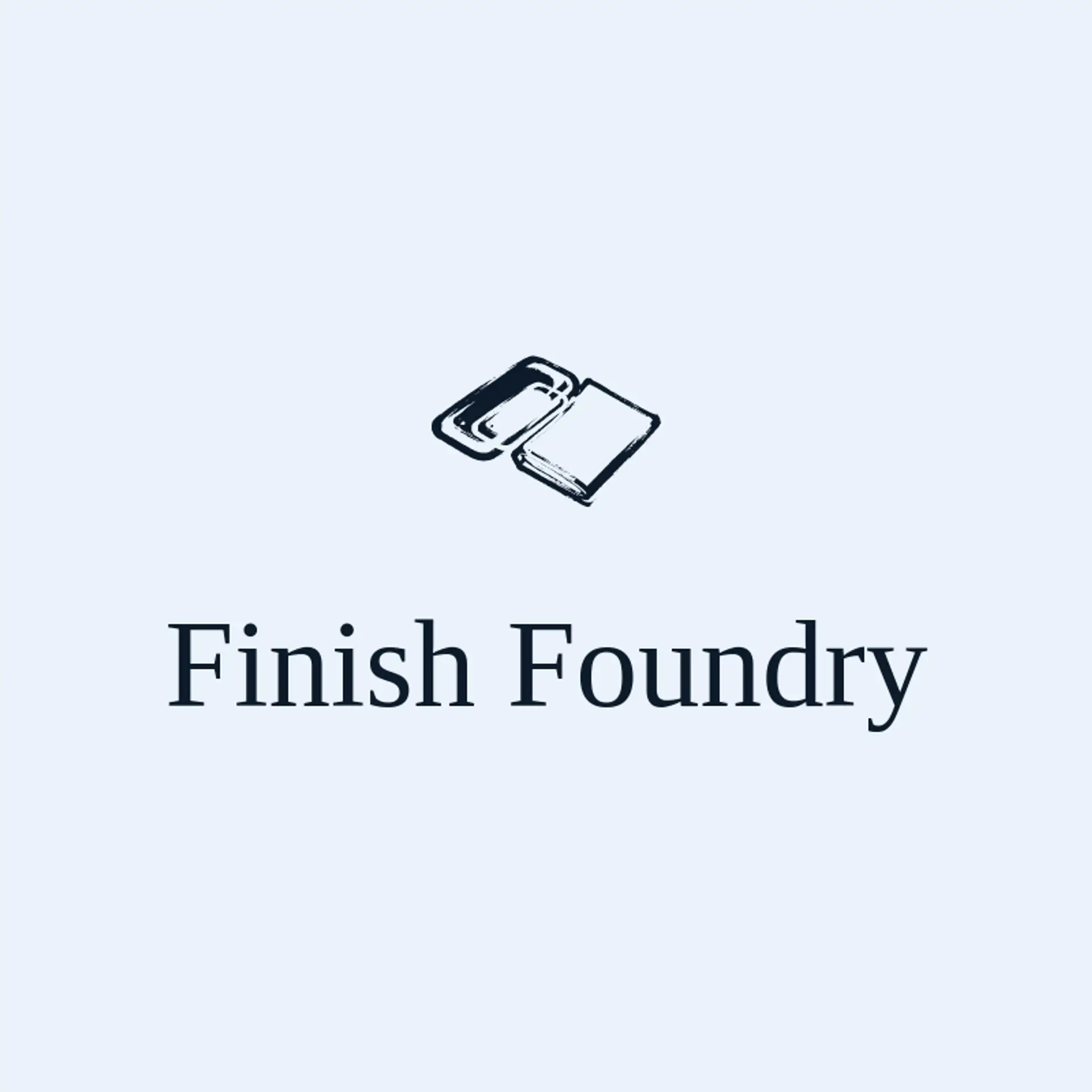 Finish Foundry logo for auto detailing