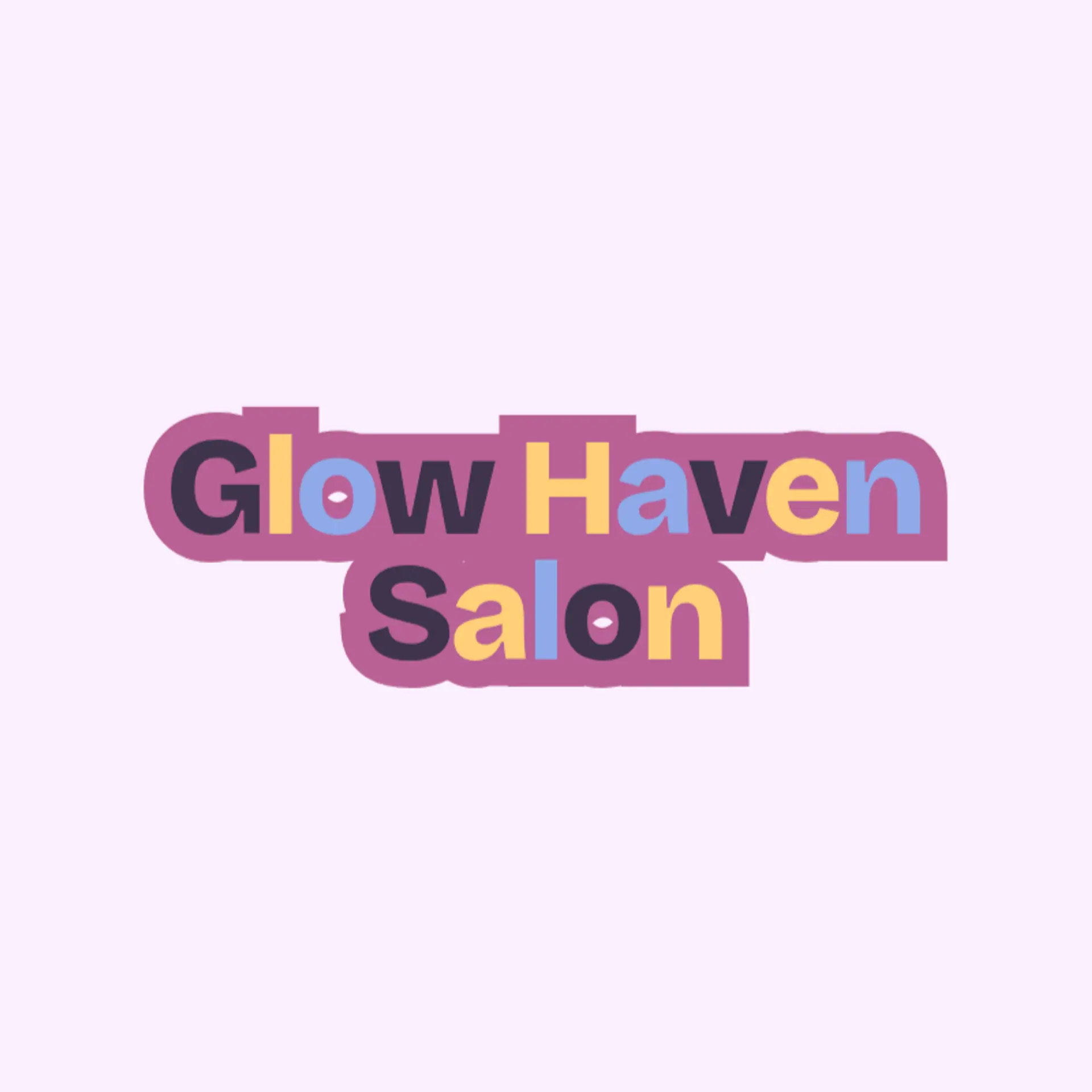 Opal & Aura Salon logo for hair and nail salon
