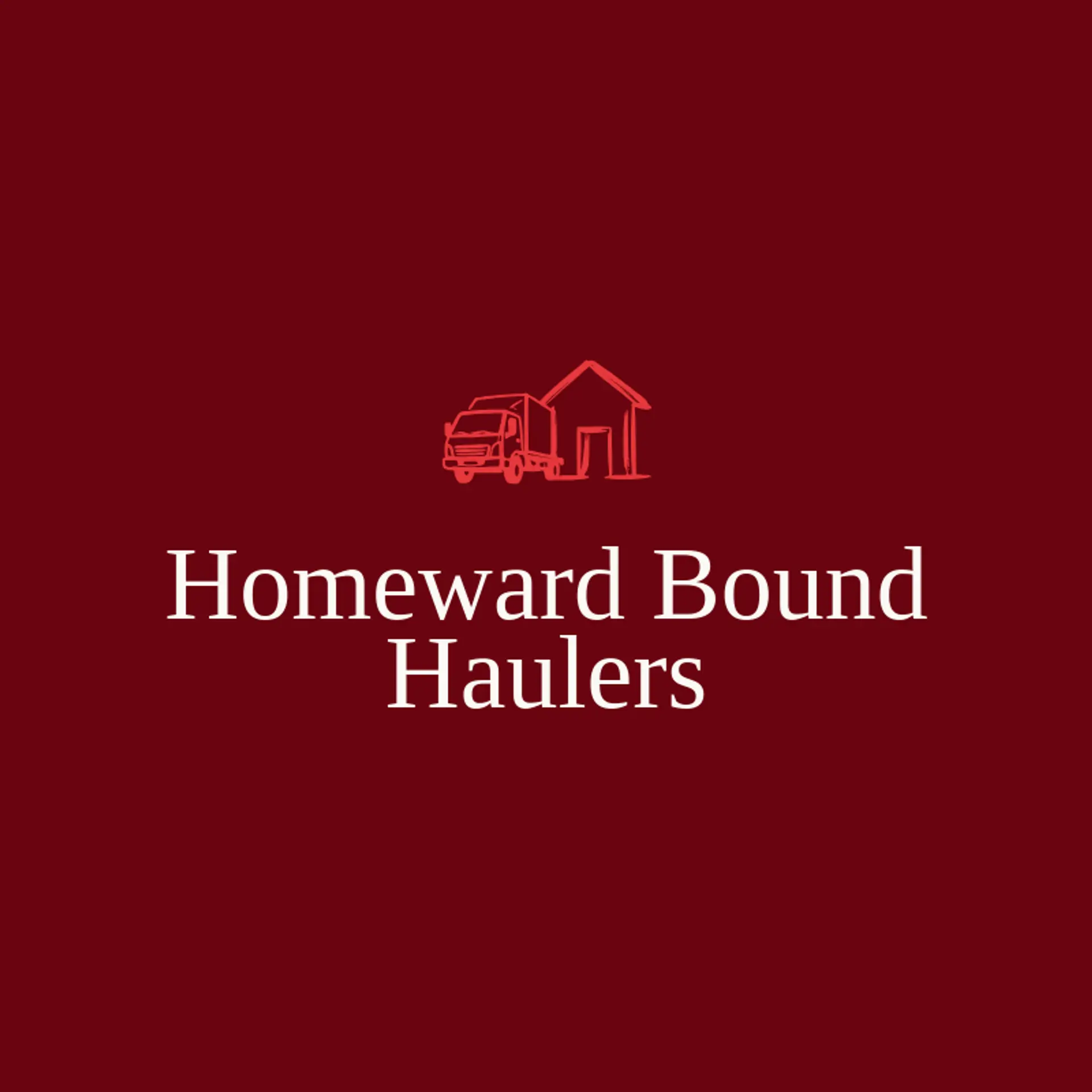 Homeward Bound Haulers logo for hauling