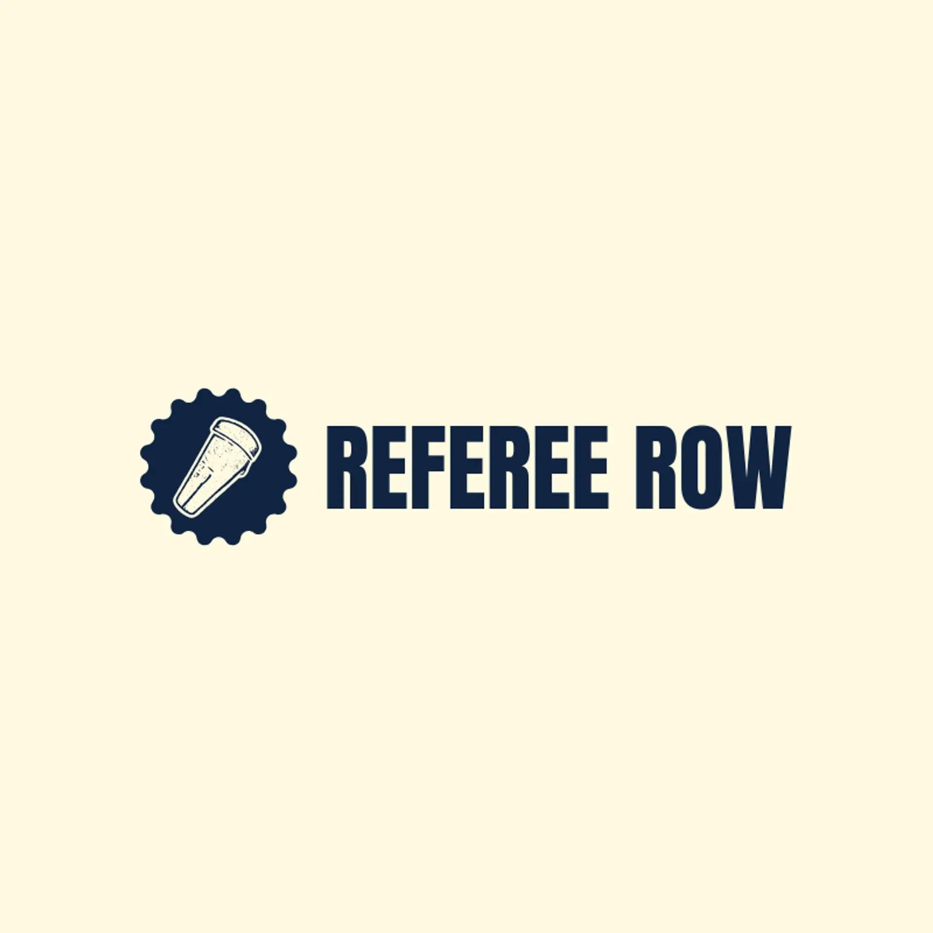 Referee Row logo for soccer