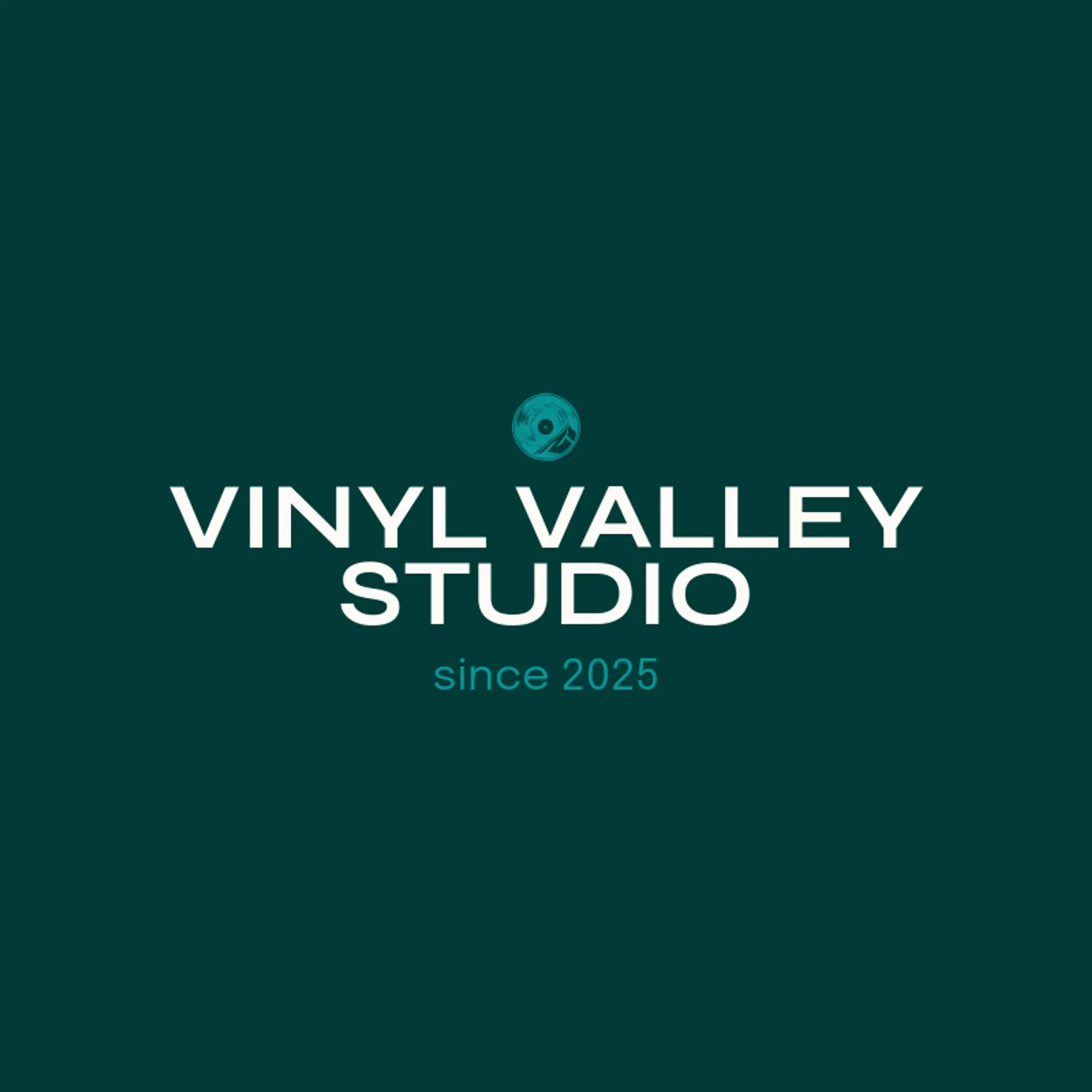 Vinyl Valley Studio logo for studio