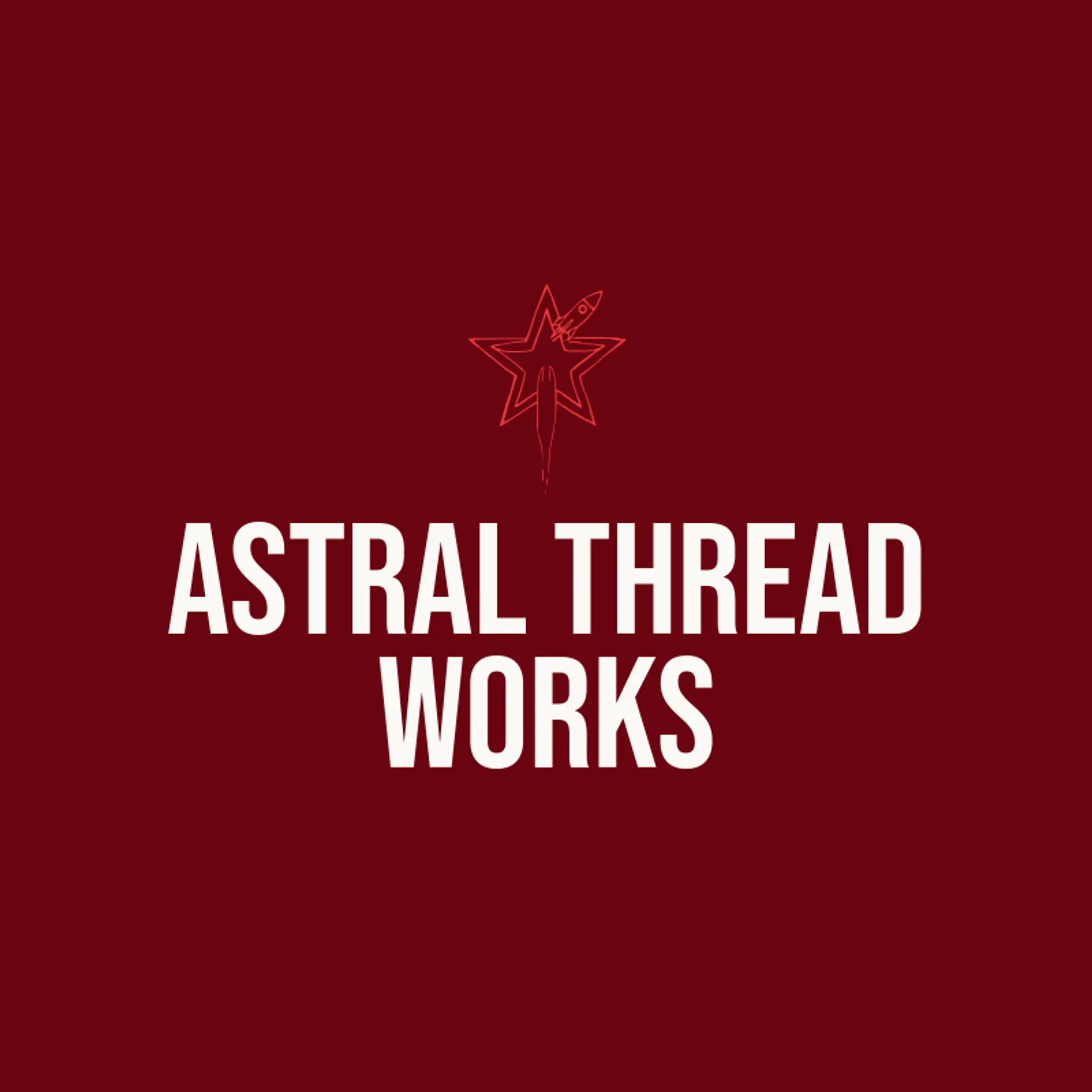 Astral Thread Works logo for pentagram