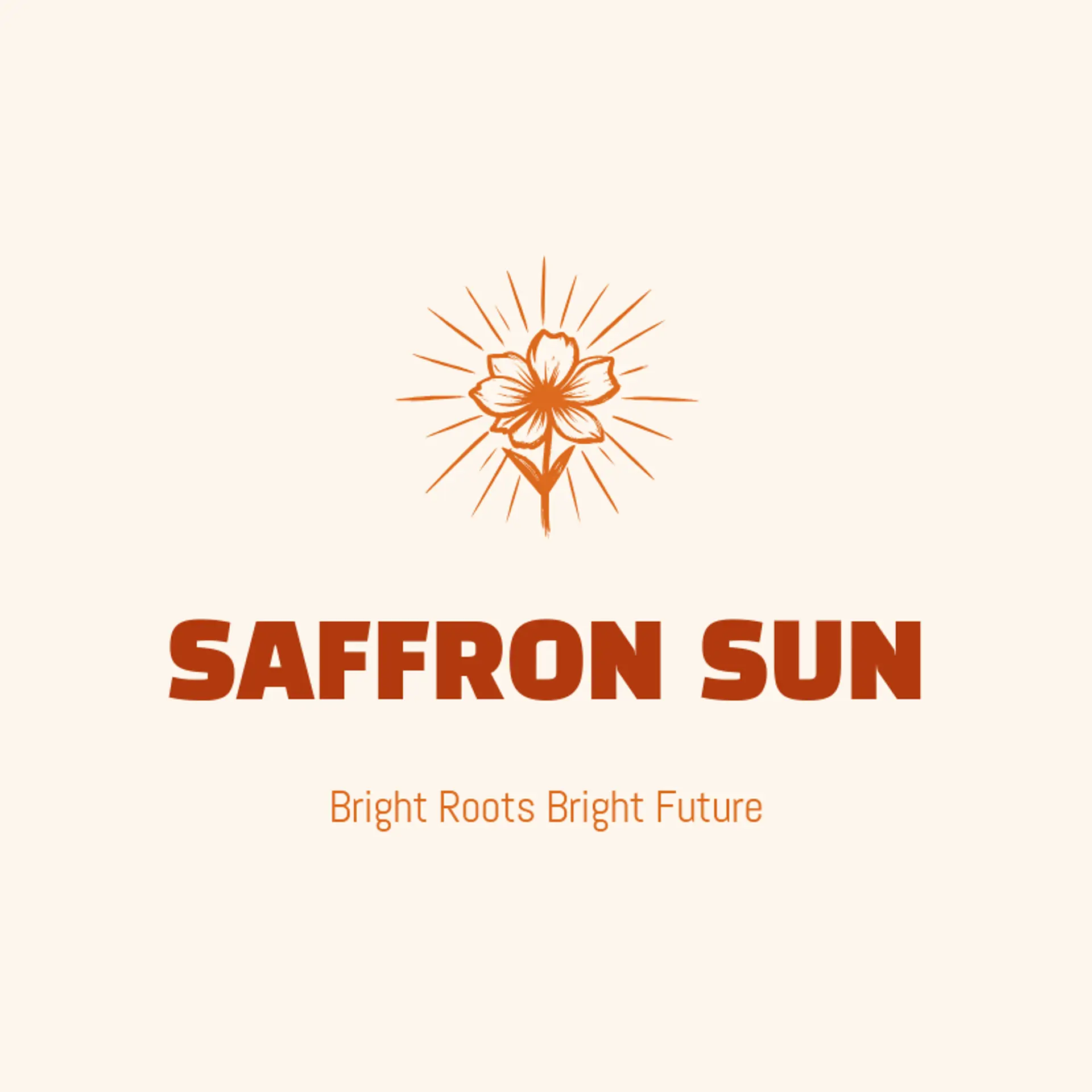 Saffron Sun logo for desi