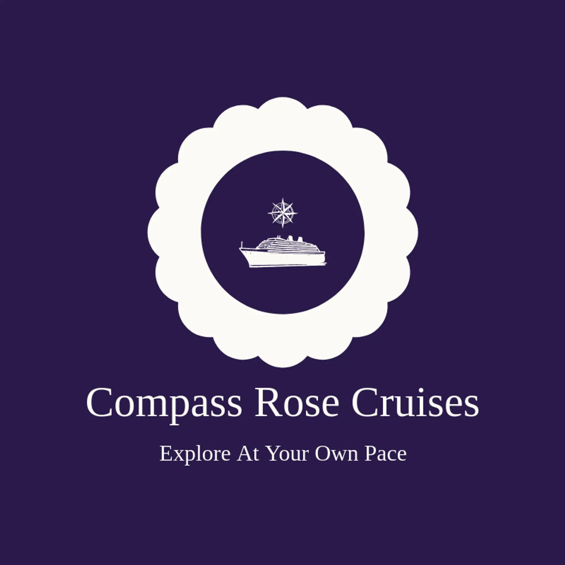 Compass Rose Cruises logo for cruise ship