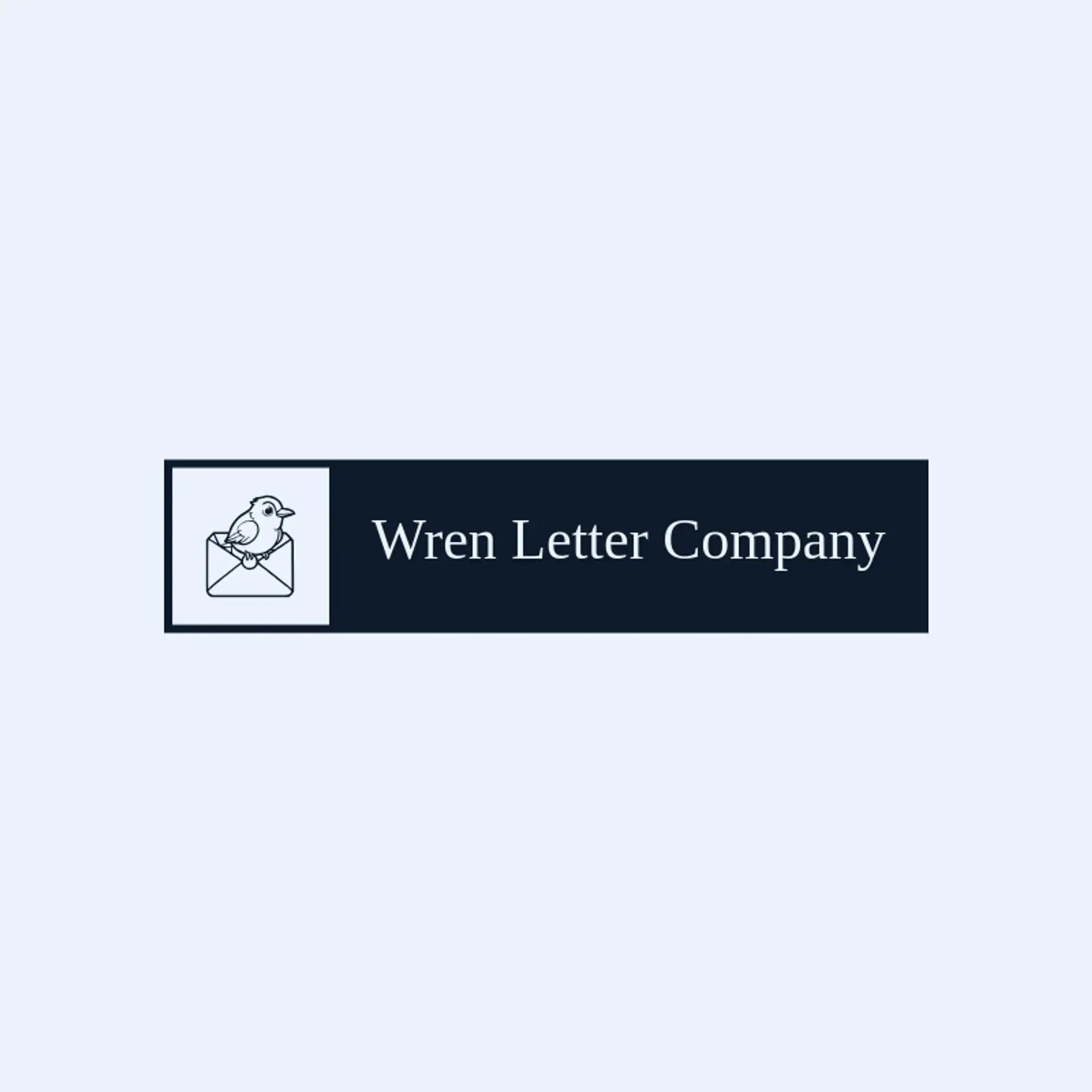 Wren Letter Company logo for envelope