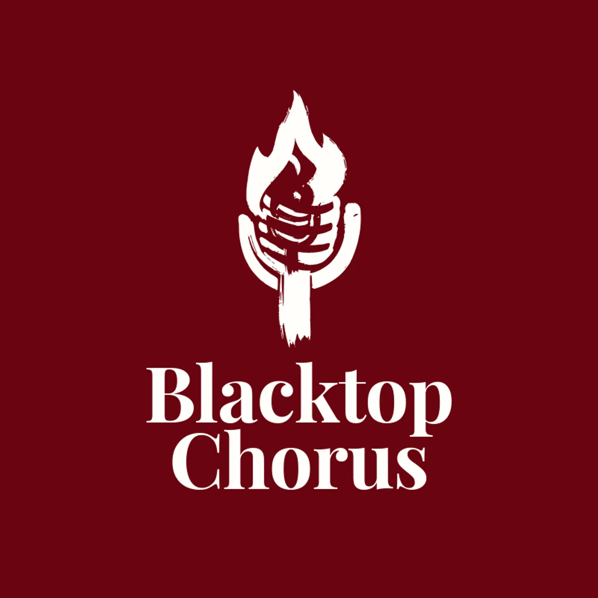 Blacktop Chorus logo for rock