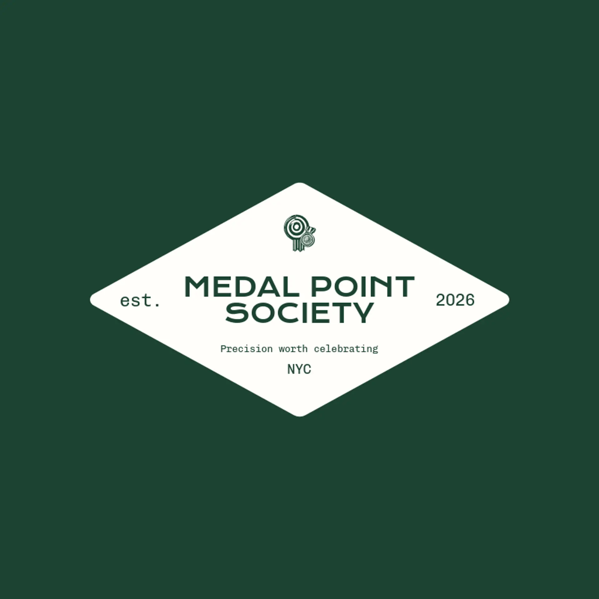 Medal Point Society logo for bullseye