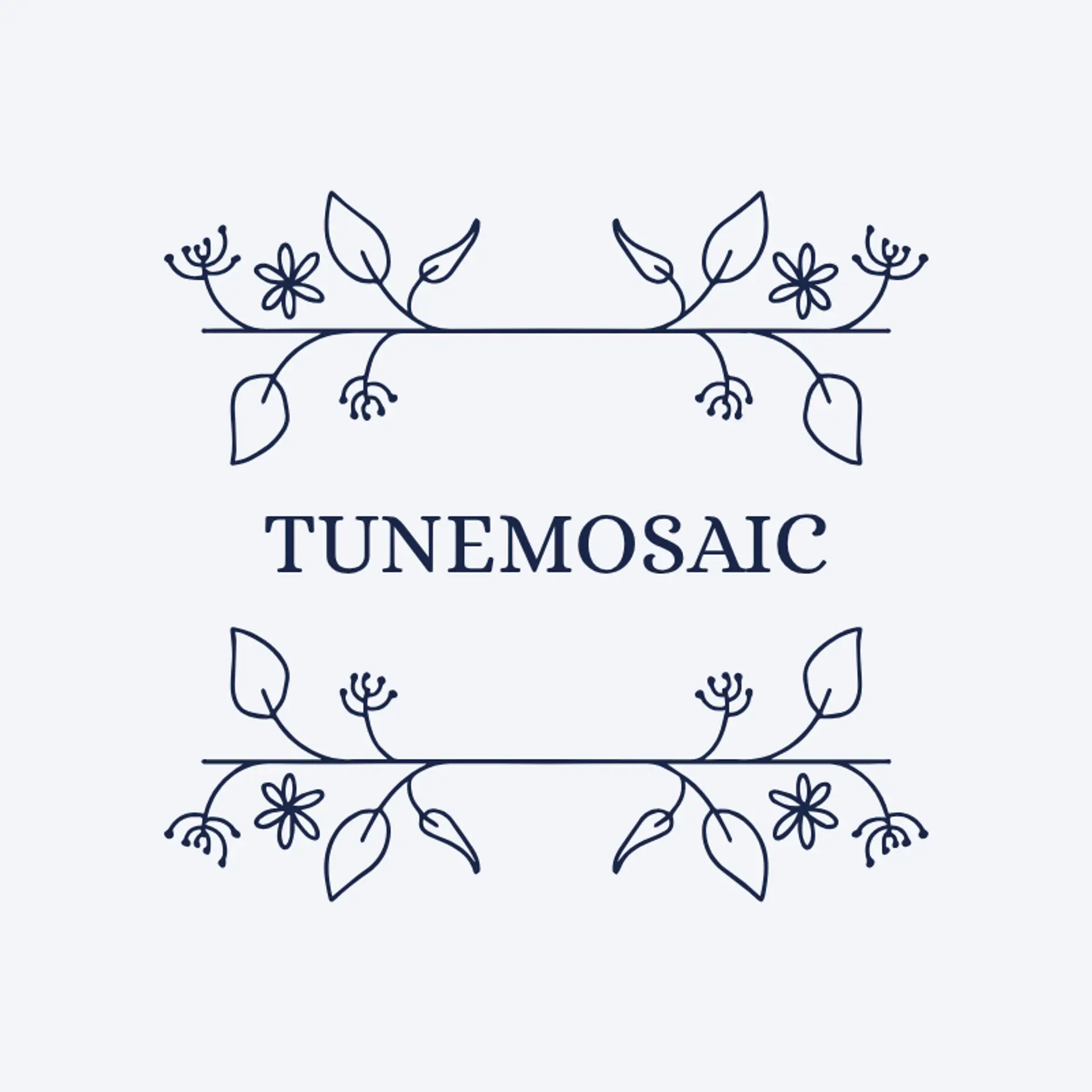 TuneMosaic logo for music
