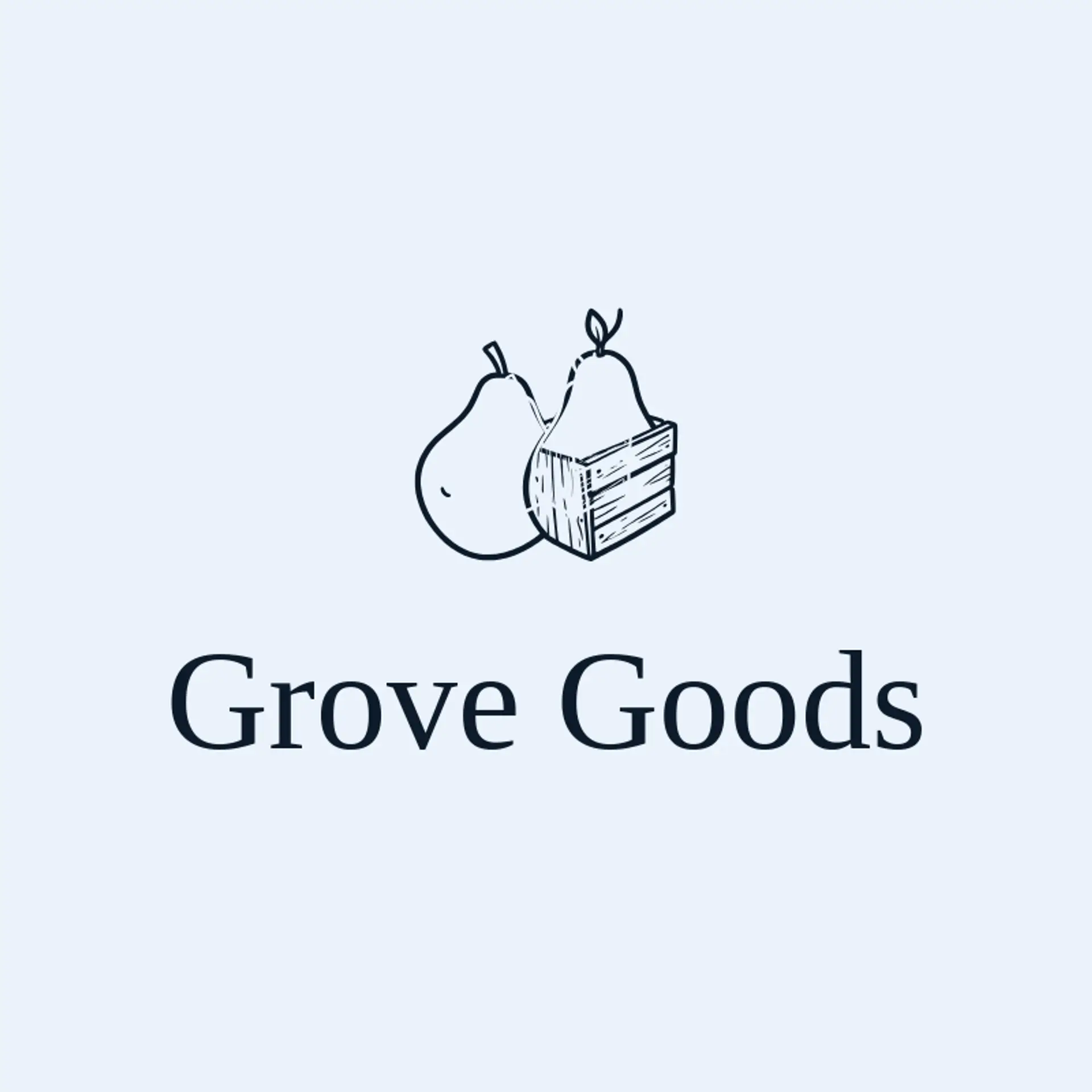 Grove Goods logo for pear