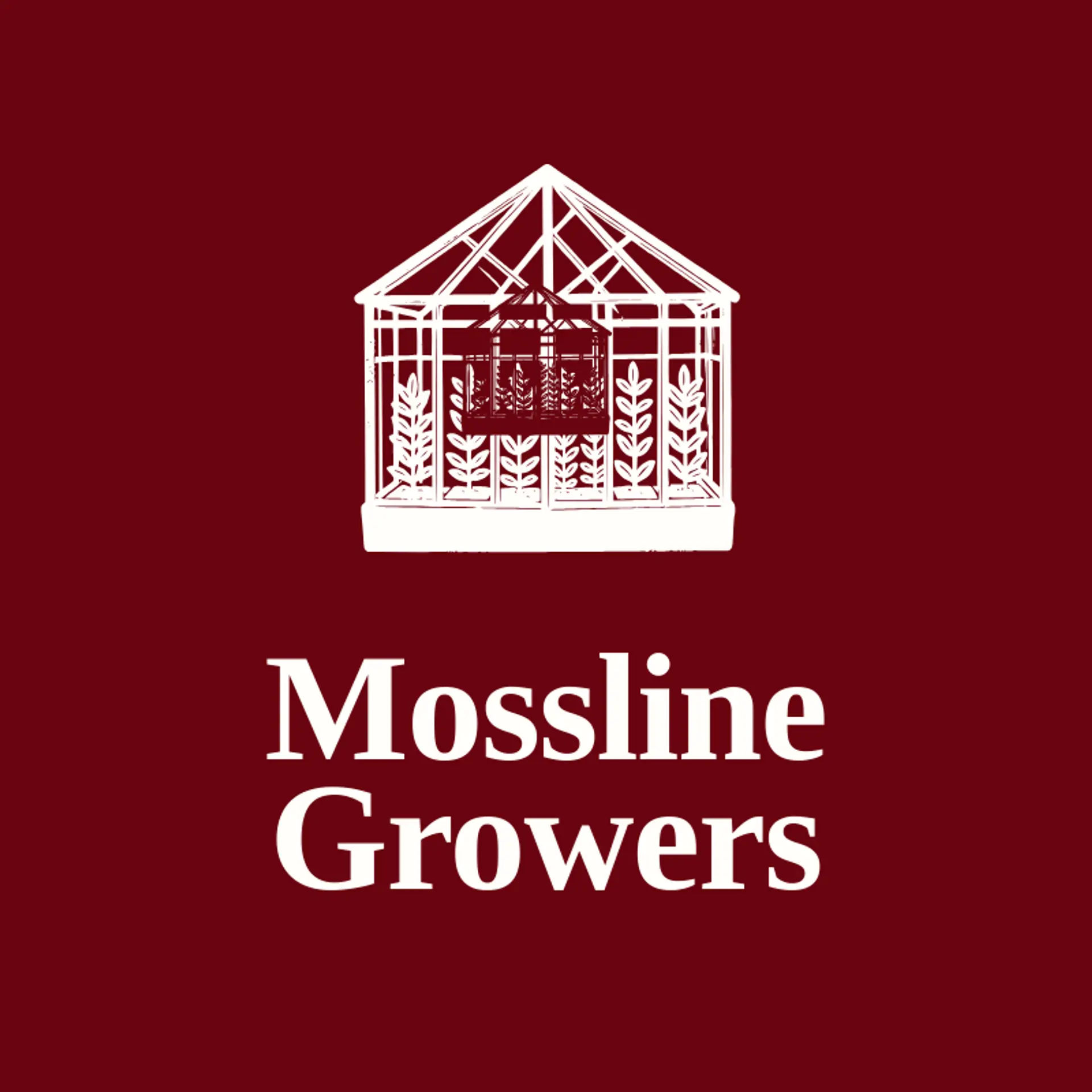 Mossline Growers logo for greenhouse