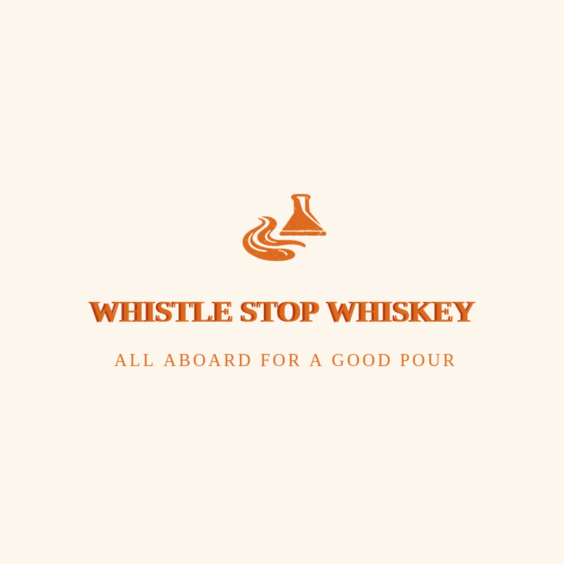 Whistle Stop Whiskey logo for whiskey