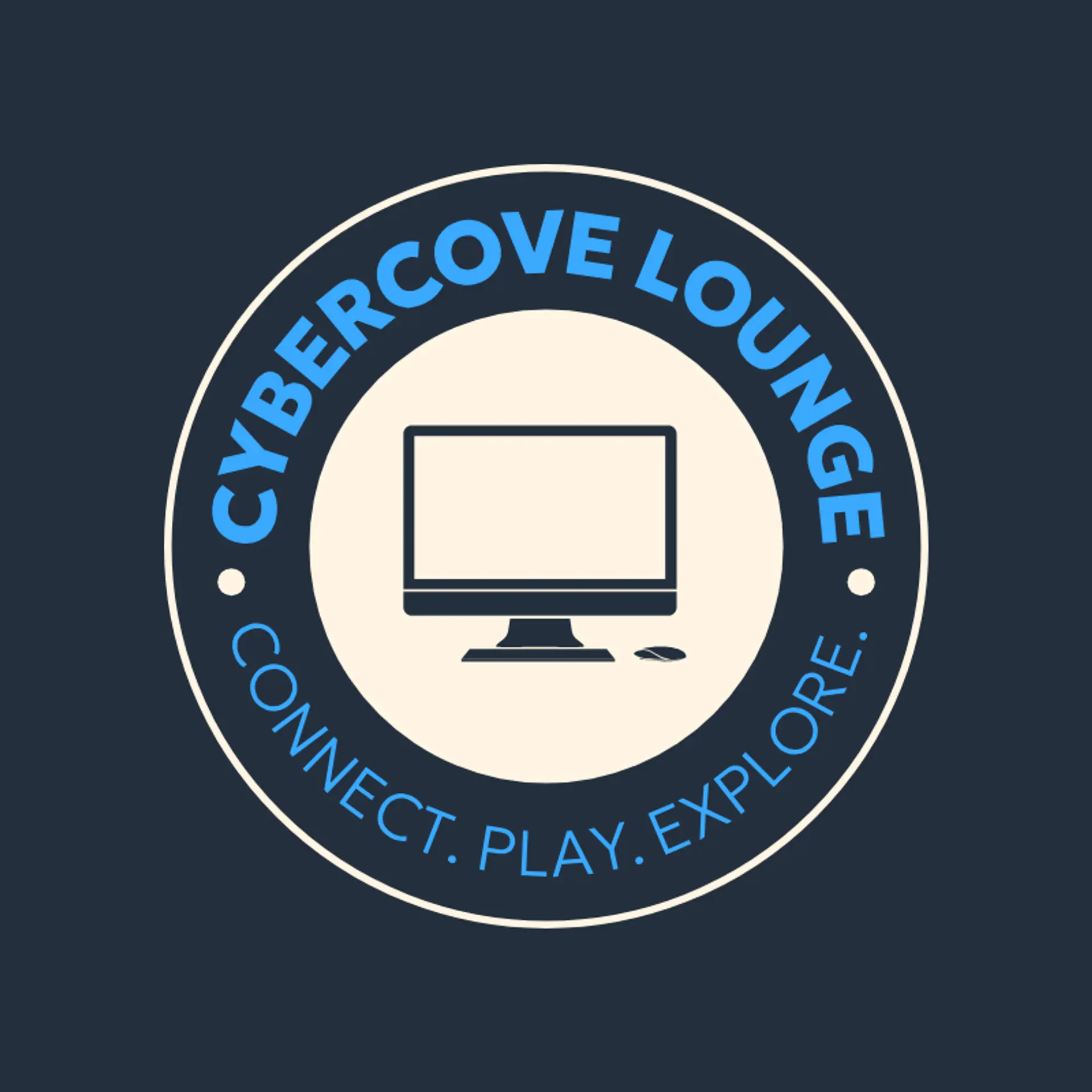 CyberCove Lounge logo for internet cafe