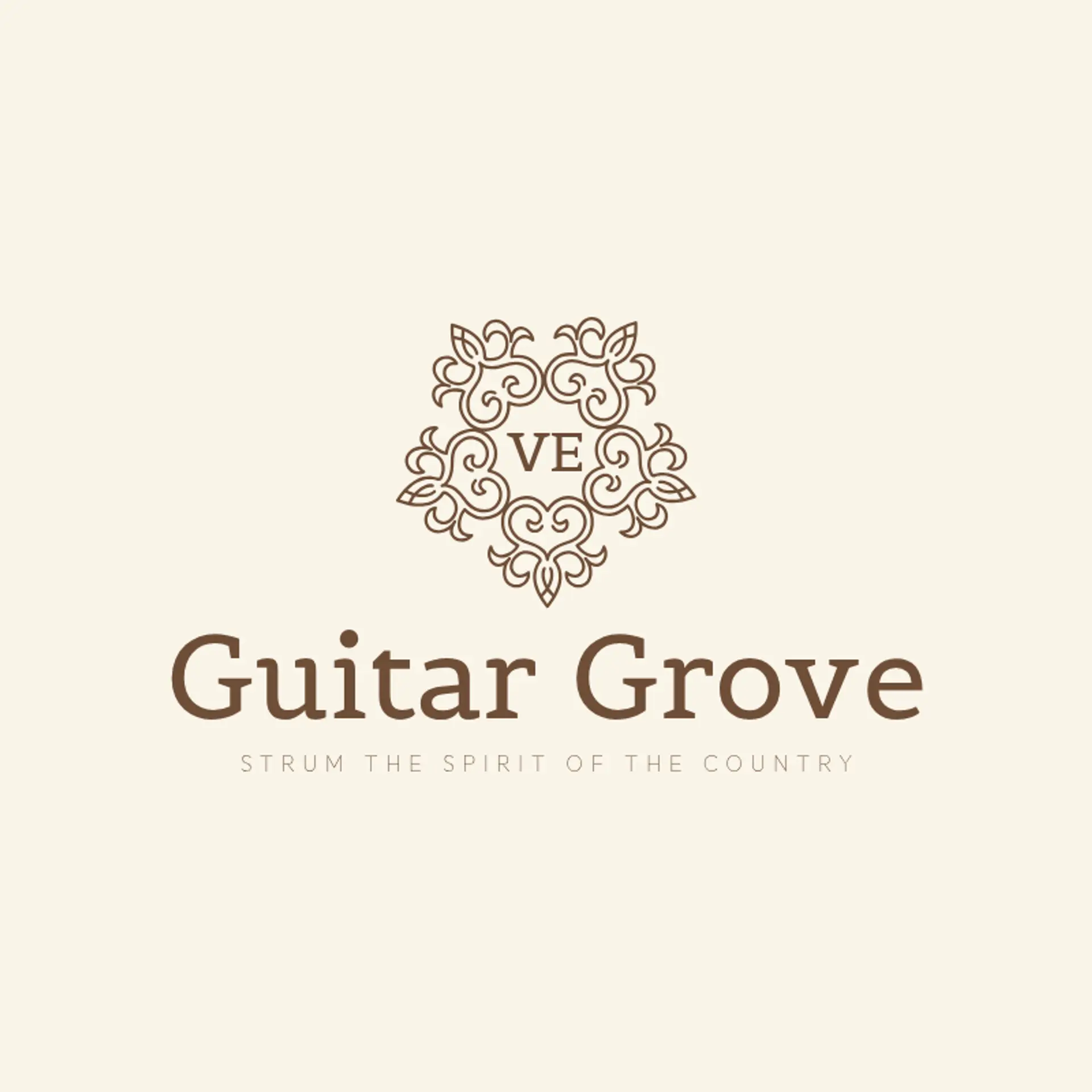 Guitar Grove logo for country music