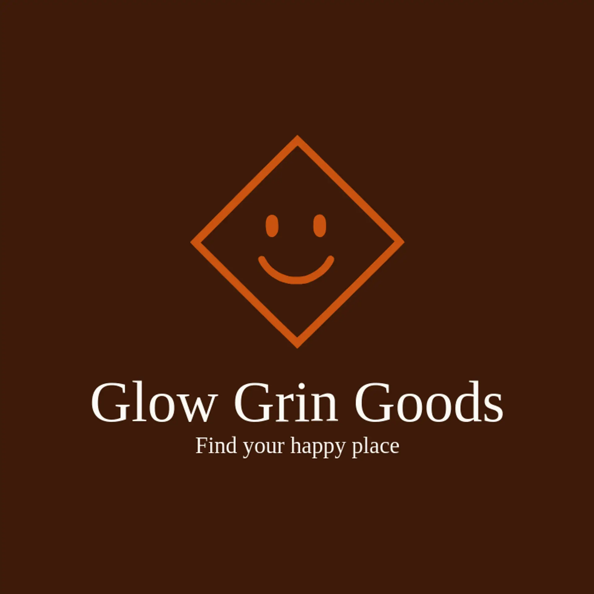 Glow Grin Goods logo for emoji