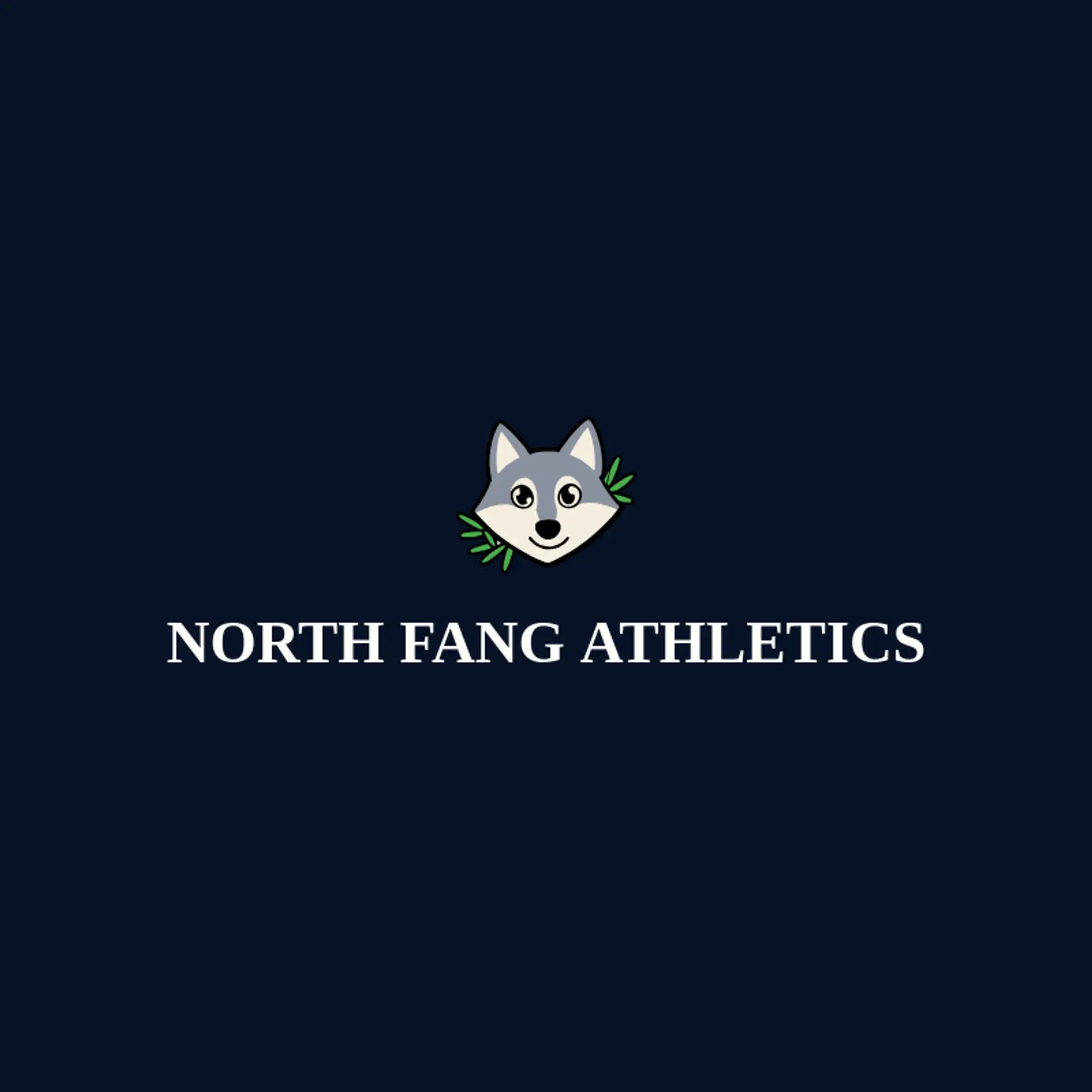 North Fang Athletics logo for wolf head