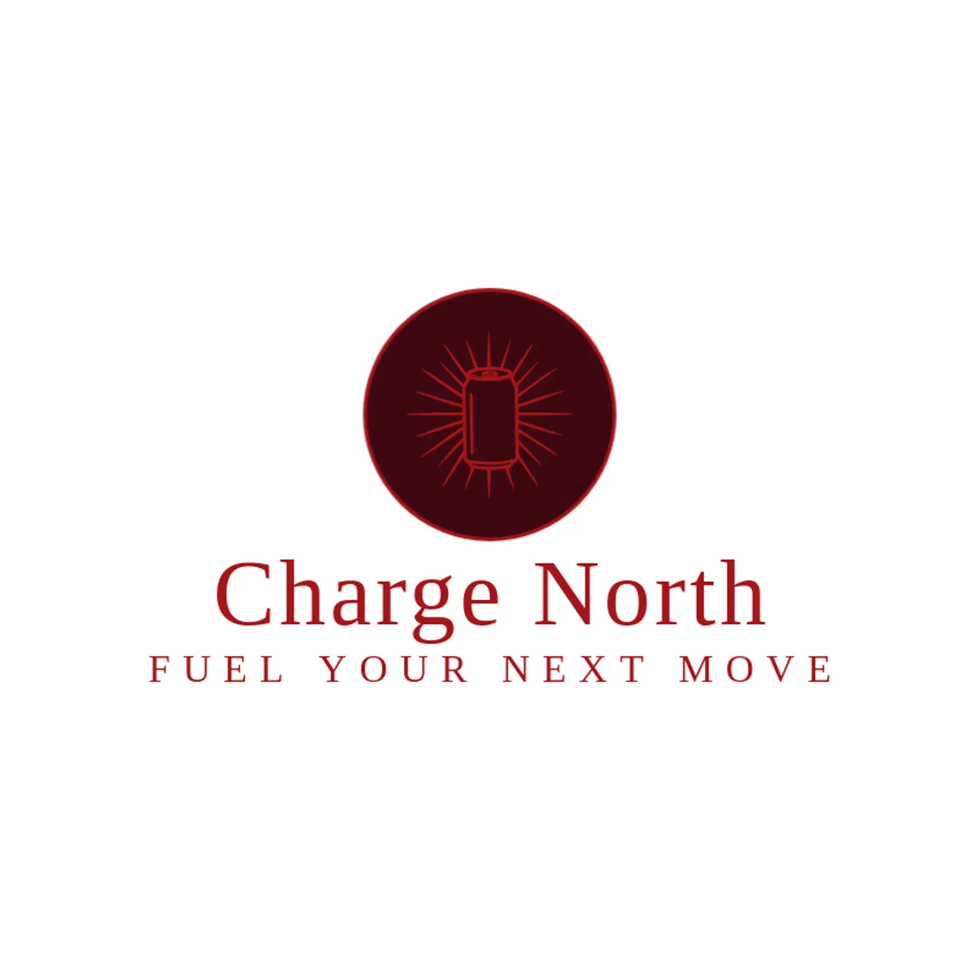 Charge North logo for energy drink