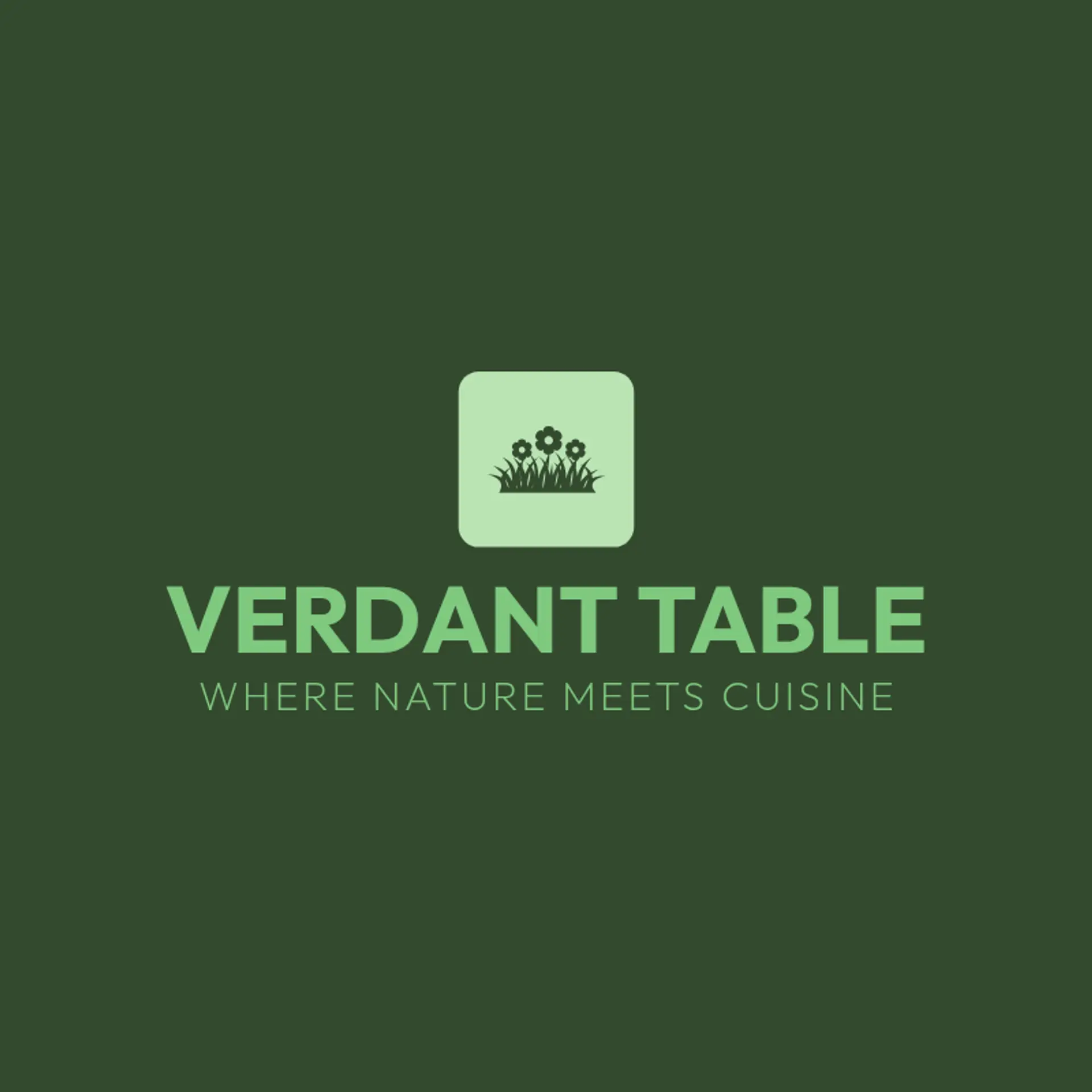 Petal & Plate logo for garden restaurant
