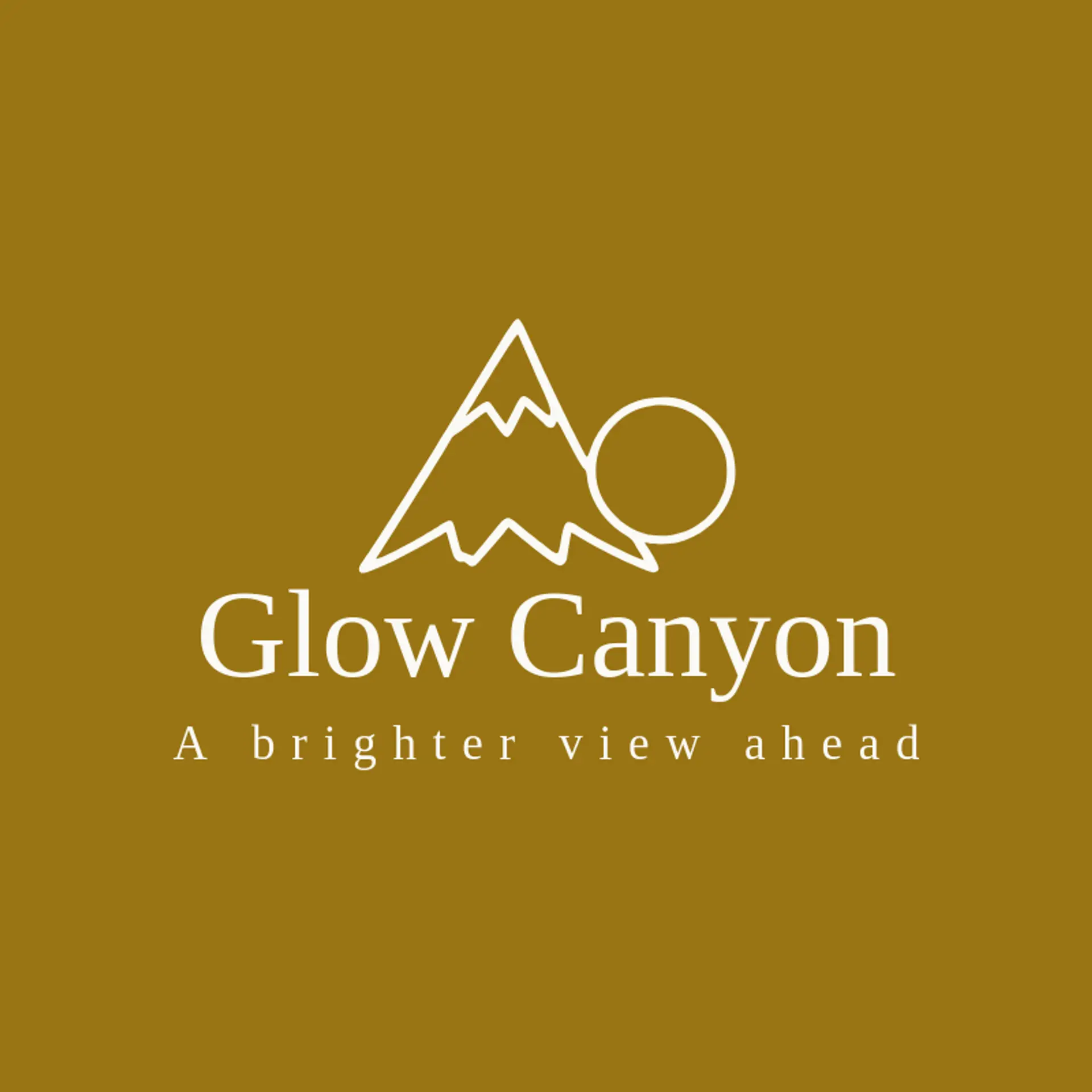 Glow Canyon logo for glow