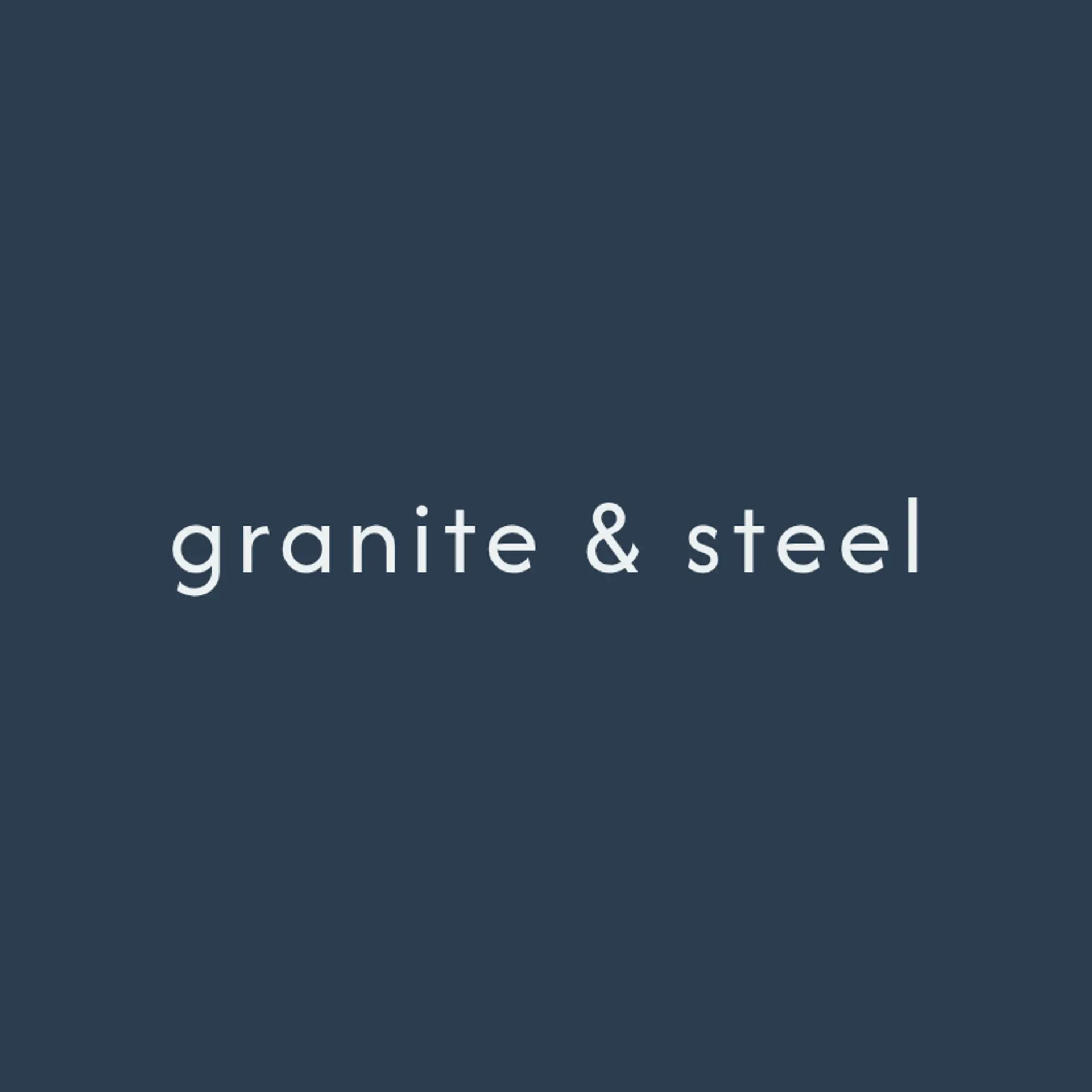 Granite & Steel logo for construction