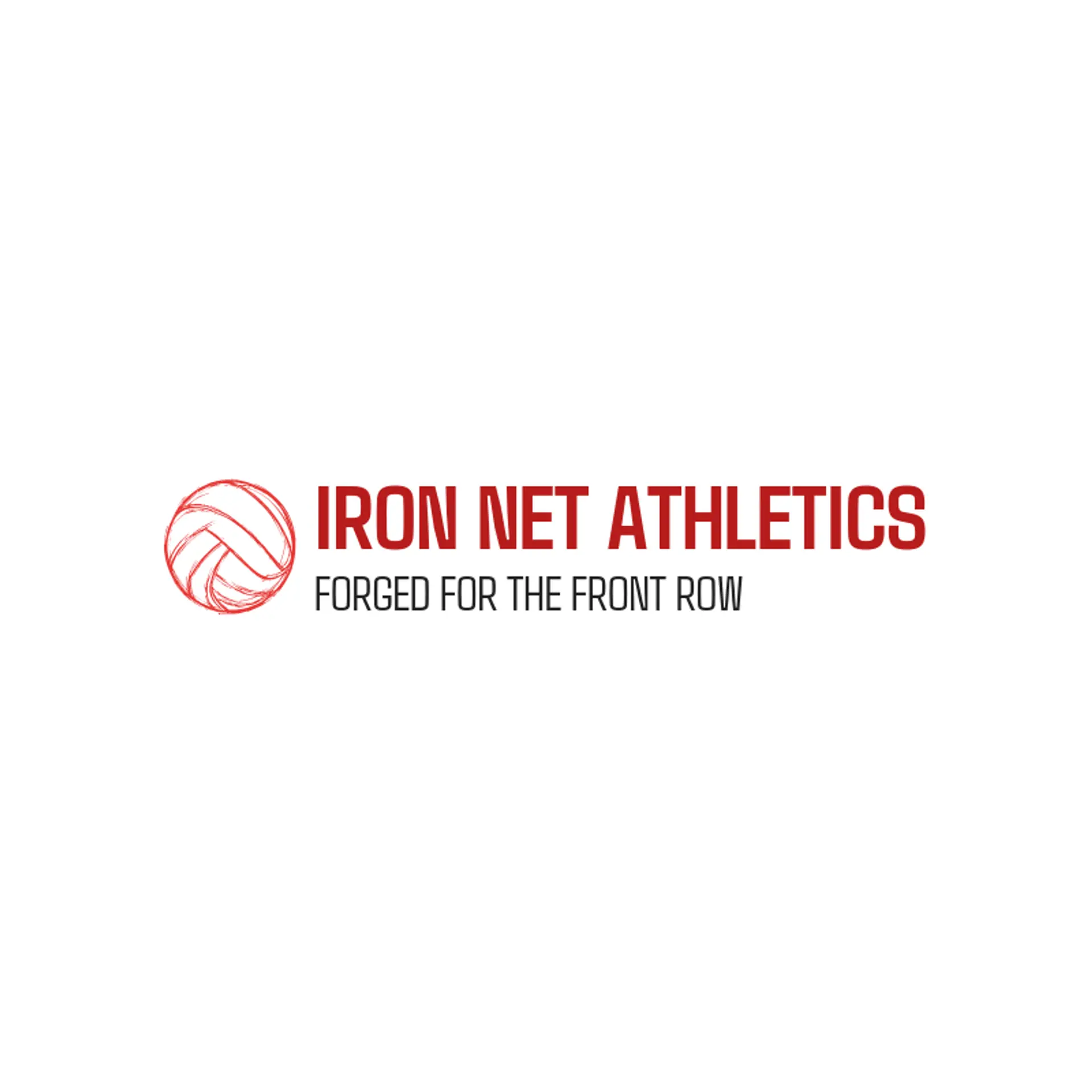 Iron Net Athletics logo for volleyball