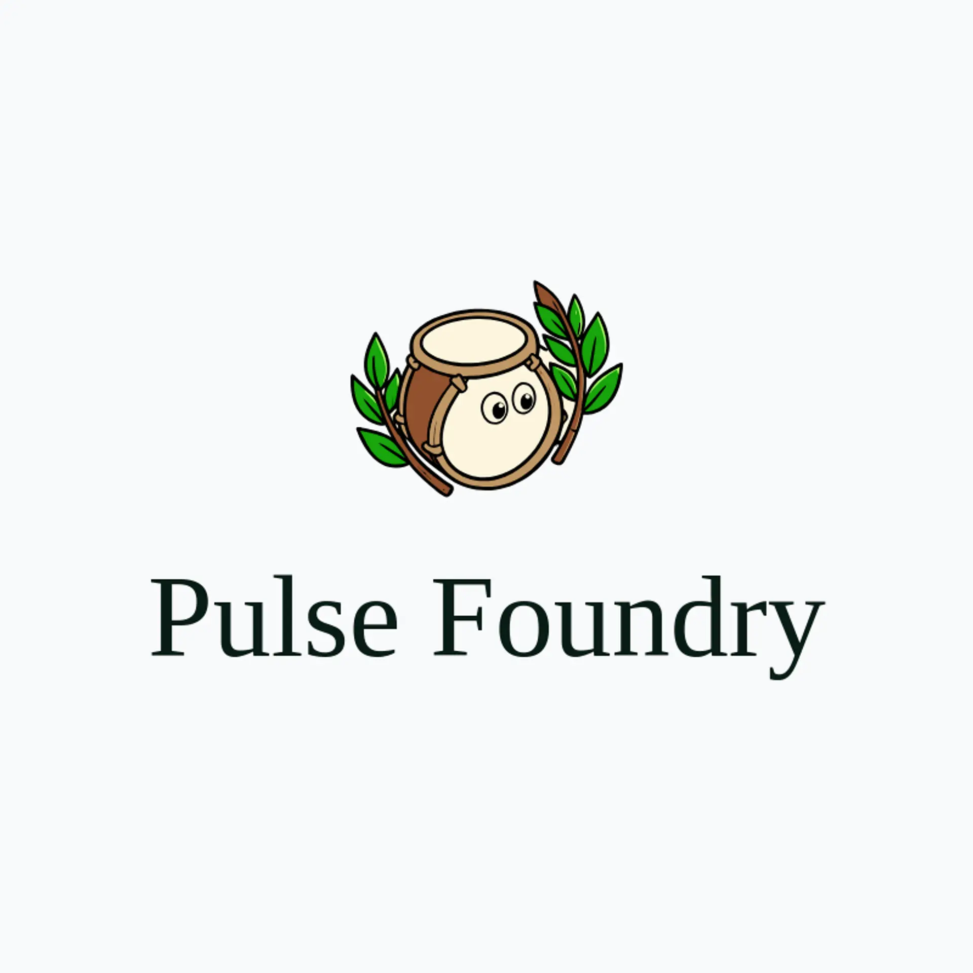 Pulse Foundry logo for drum