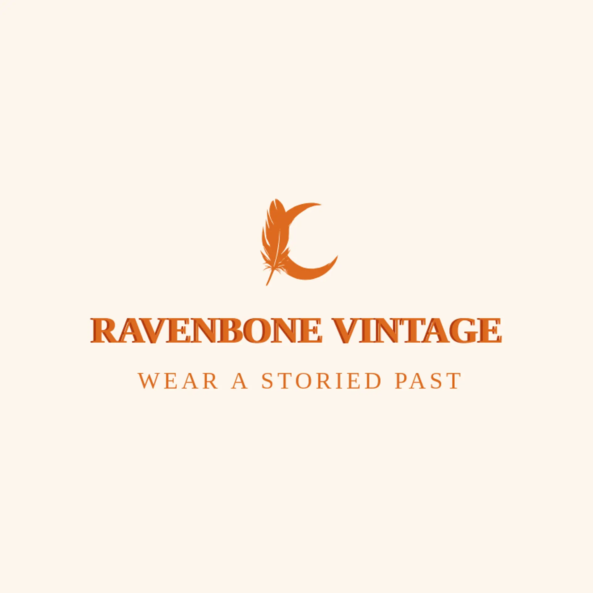 Ravenbone Vintage logo for gothic
