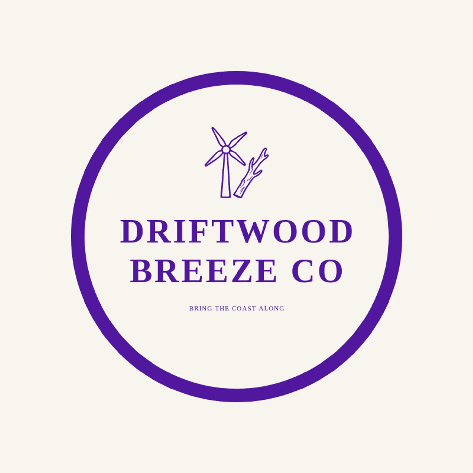 Driftwood Breeze Co logo for wind