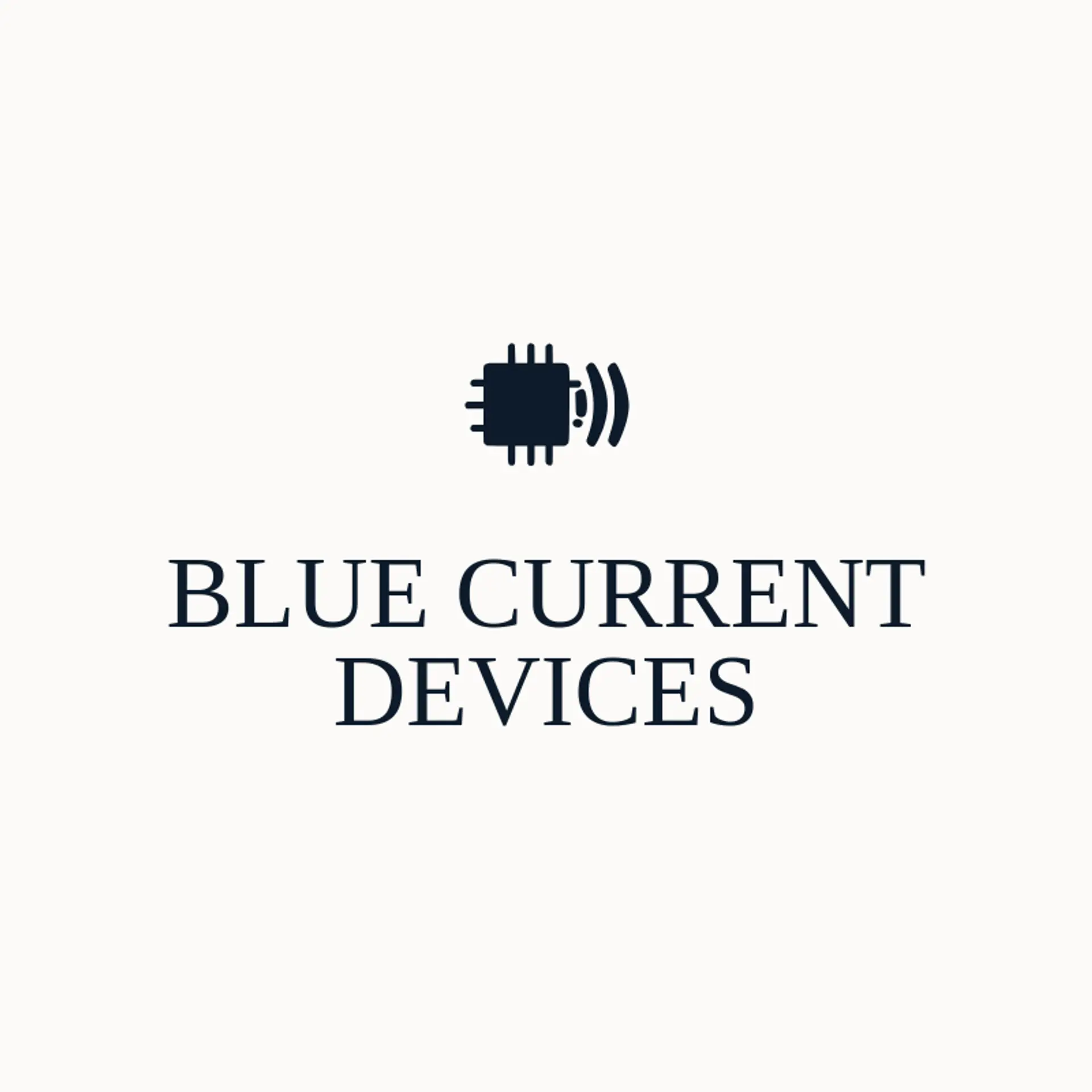 Blue Current Devices logo for chip