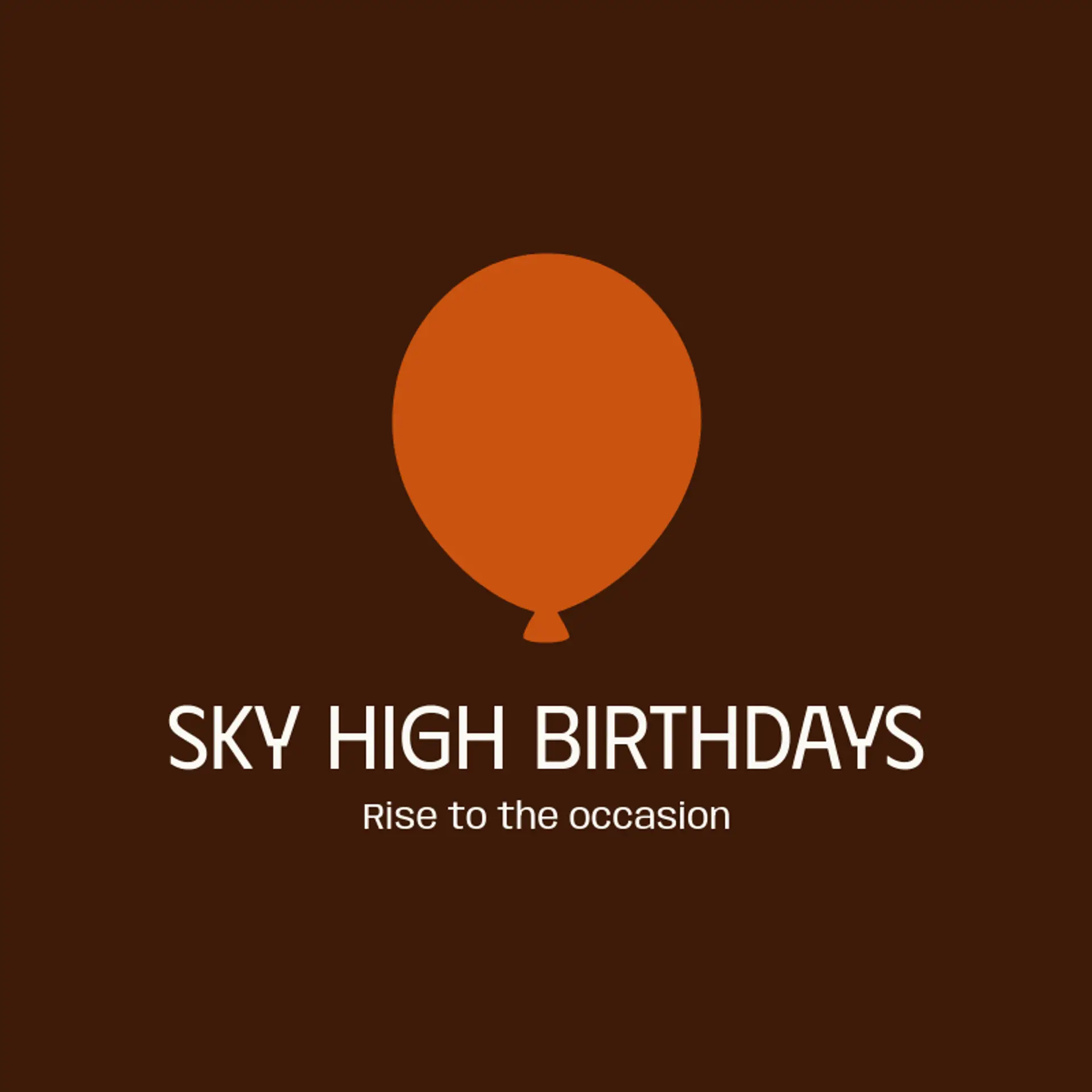 Sky High Birthdays logo for birthday