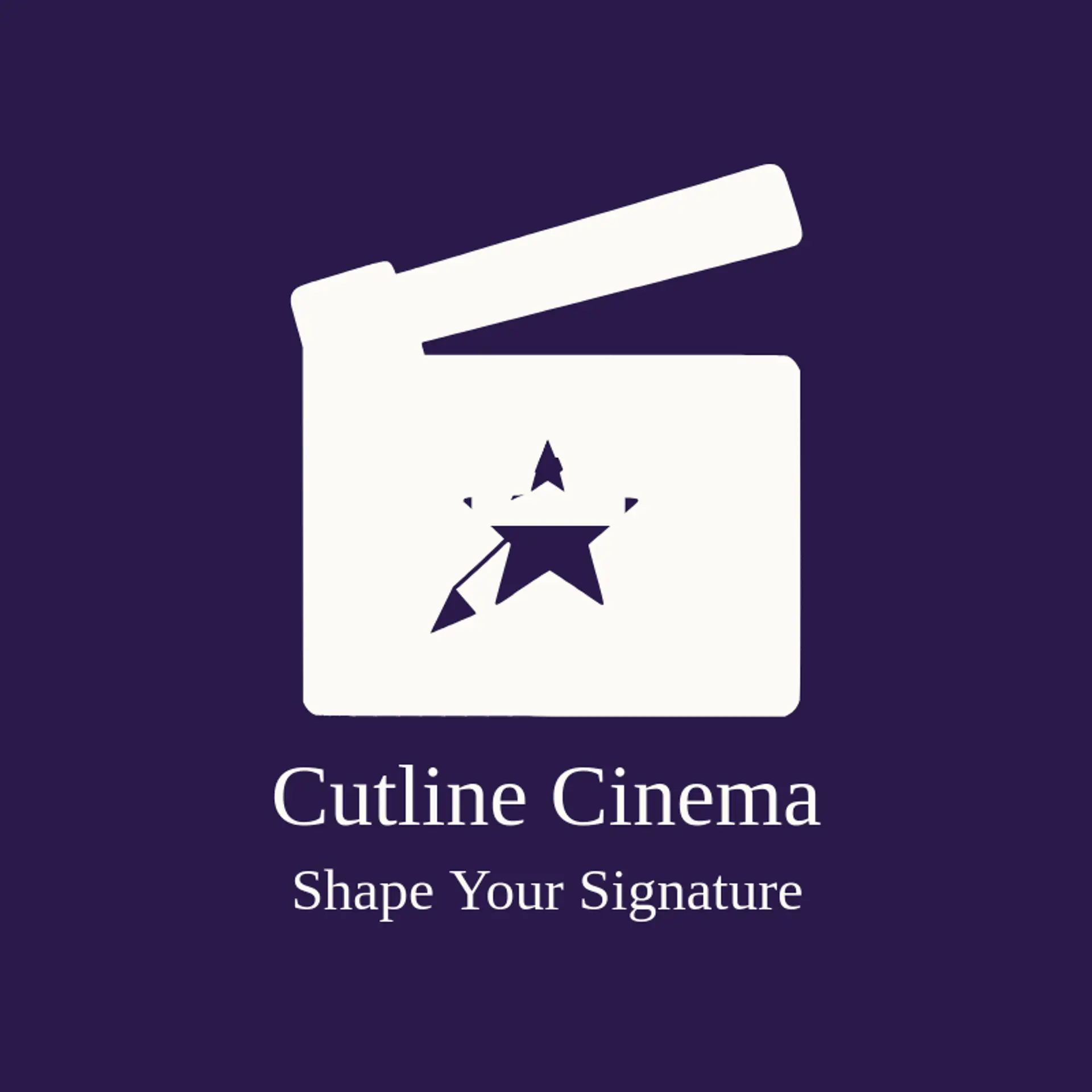 Cutline Cinema logo for film