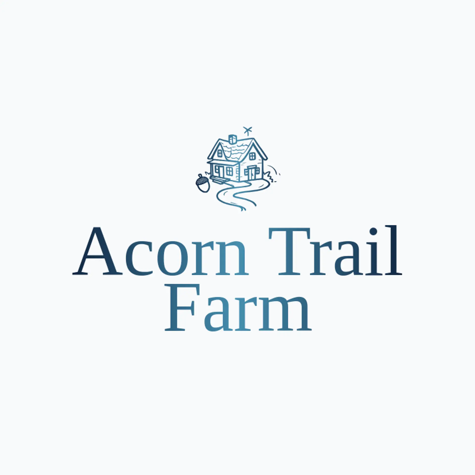 Acorn Trail Farm logo for homestead
