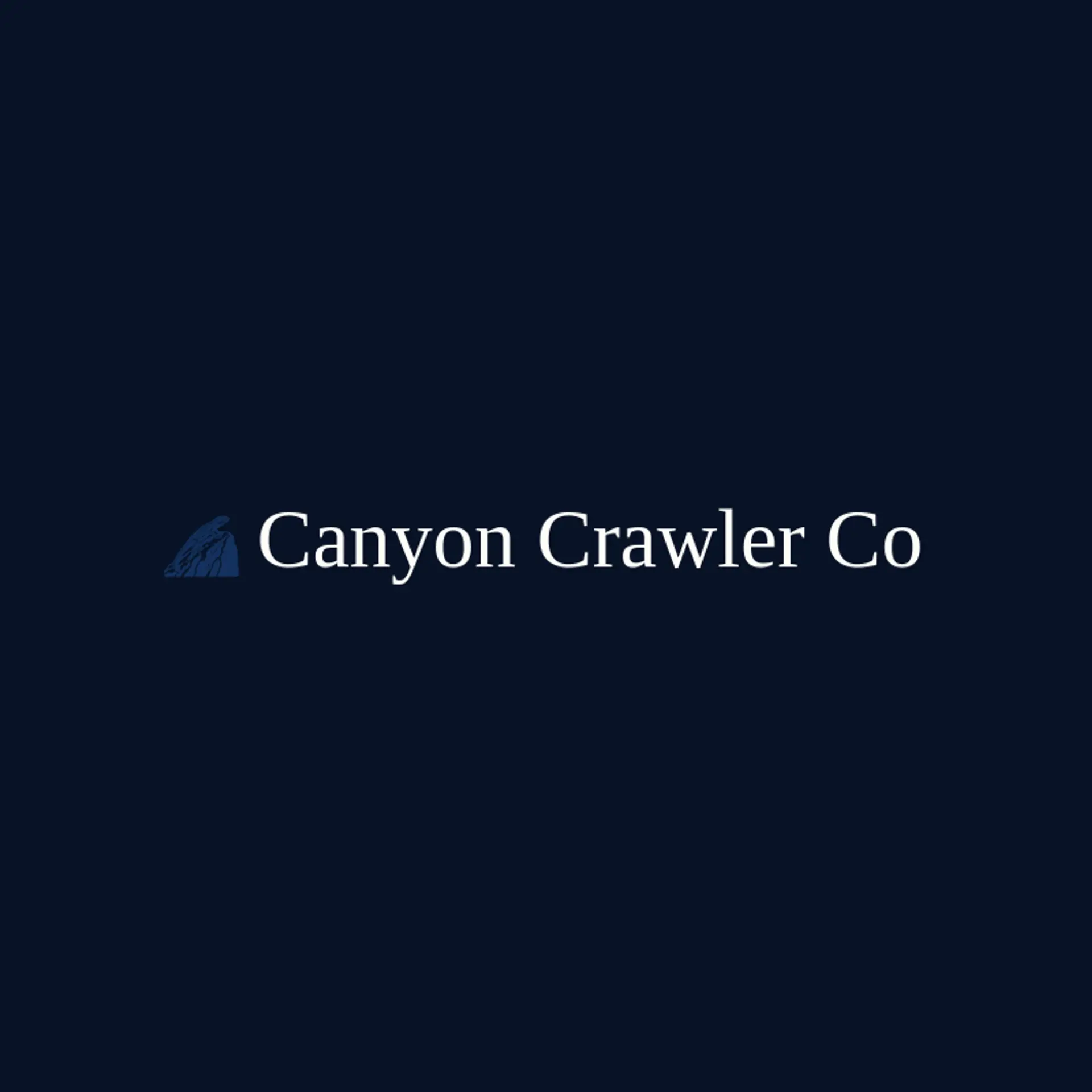 Canyon Crawler Co logo for lizard