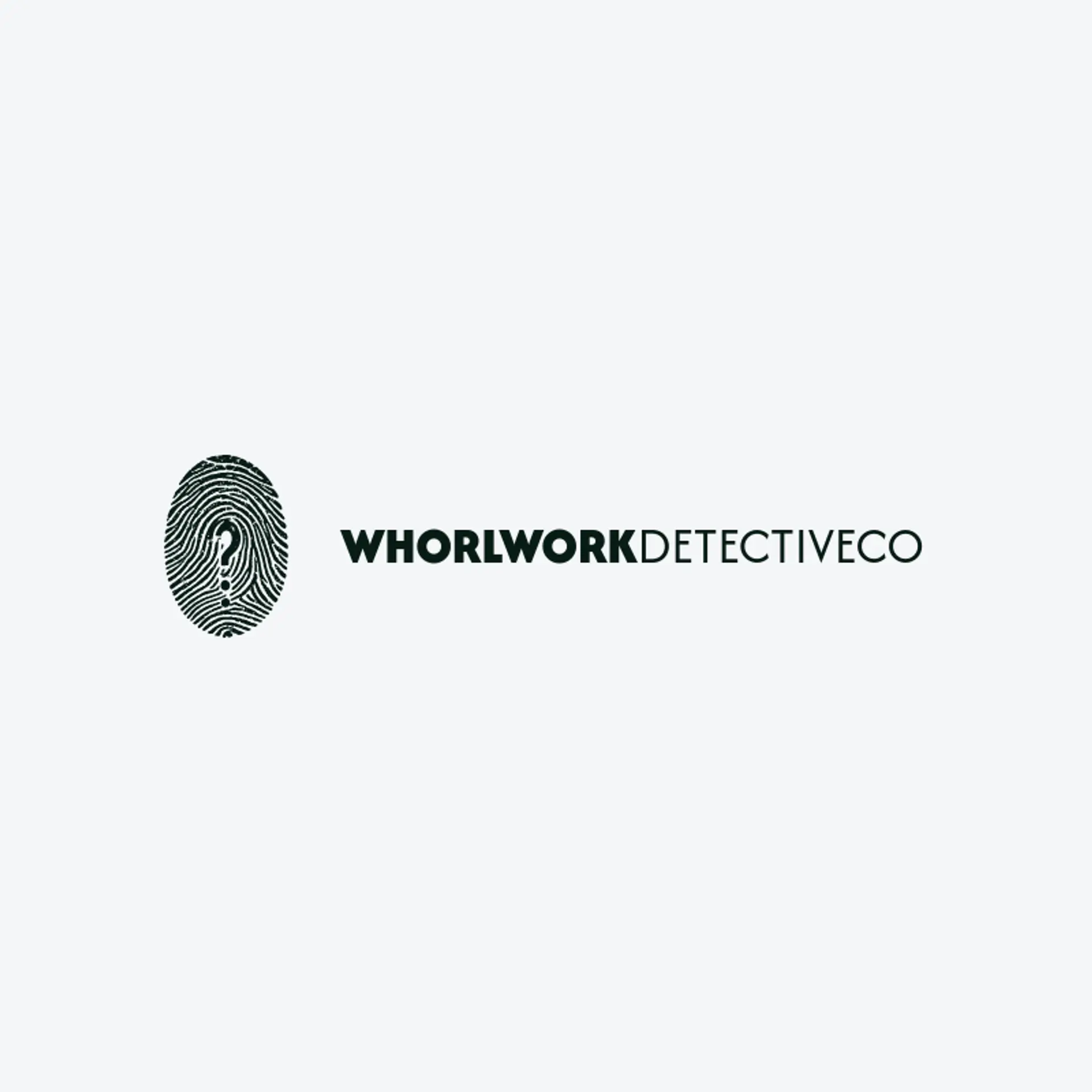 Whorlwork Detective Co logo for detective