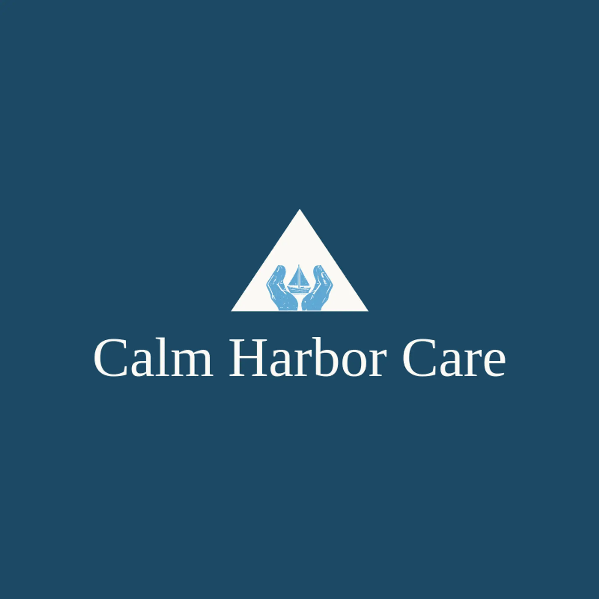 Calm Harbor Care logo for home care