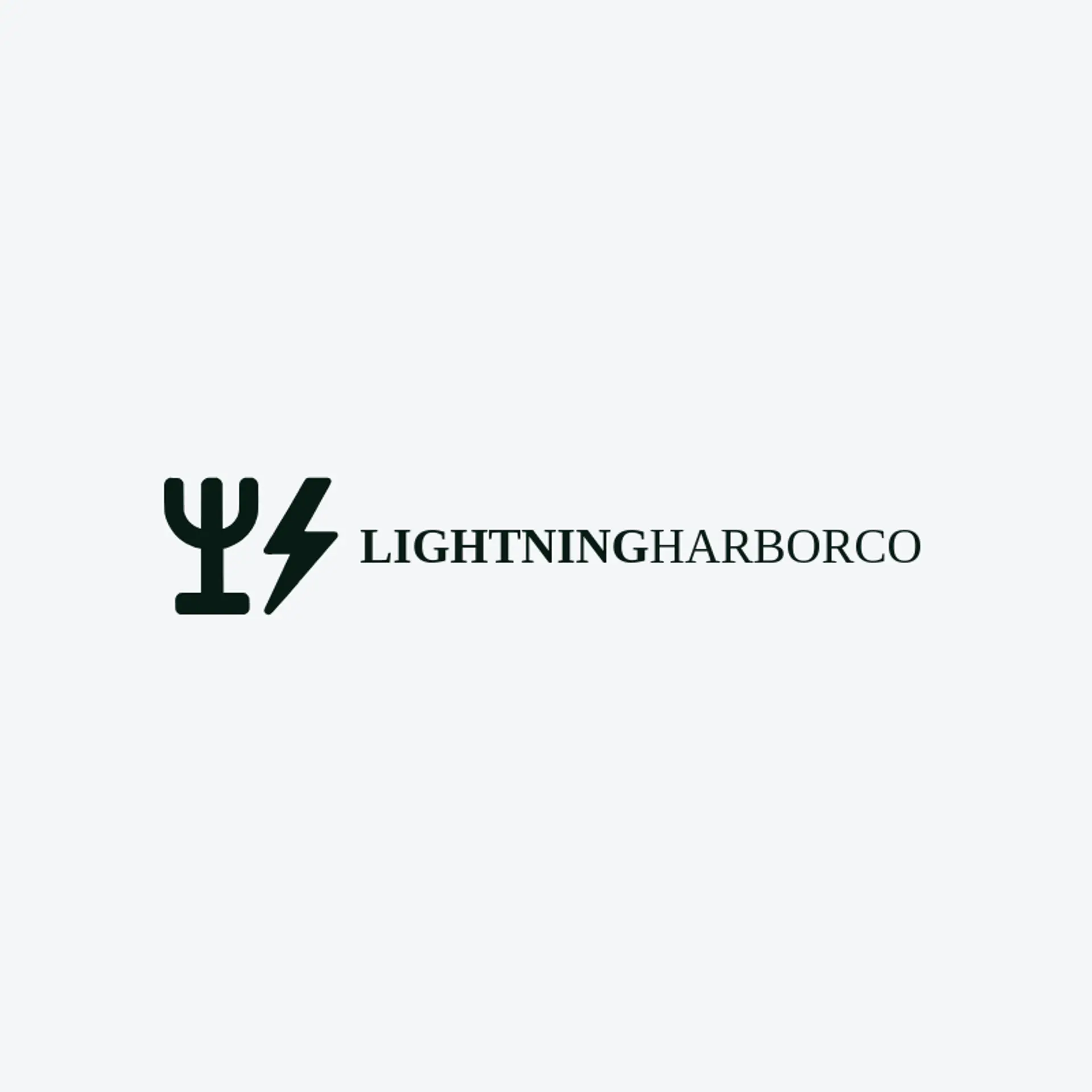 Lightning Harbor Co logo for trident
