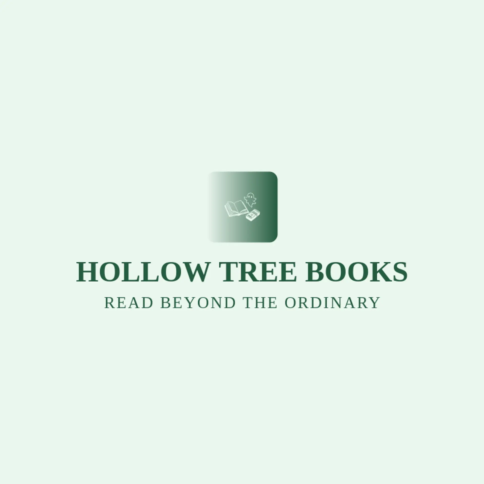 Hollow Tree Books logo for spooky