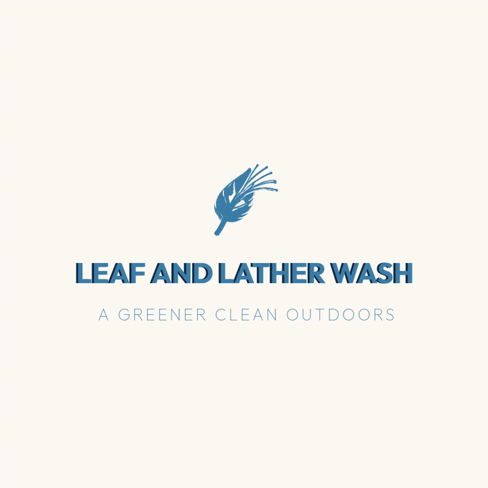 Leaf and Lather Wash logo for pressure wash