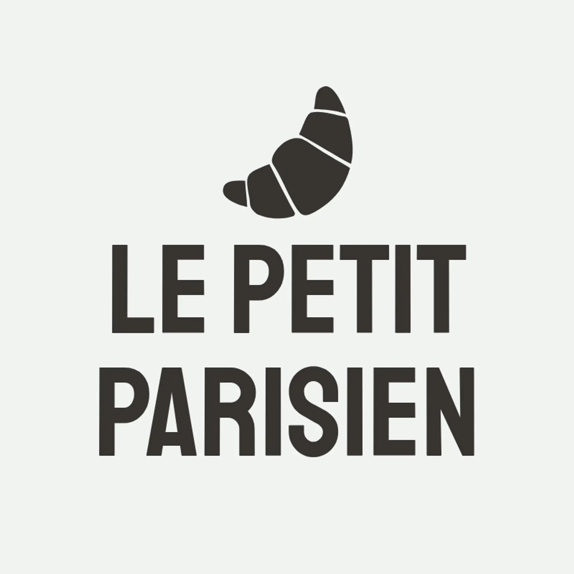 Le Petit Parisien logo for french cafe