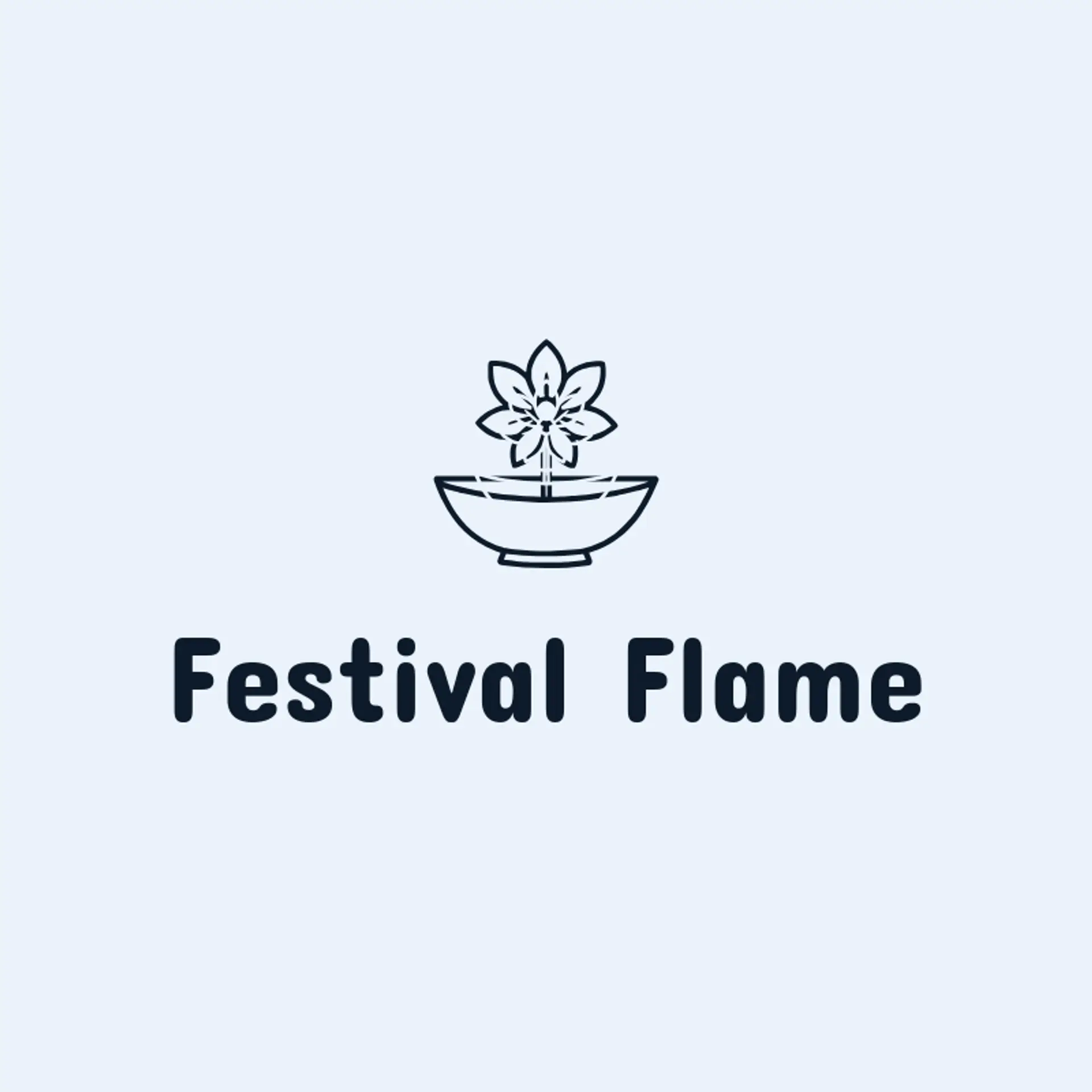 Festival Flame logo for desi