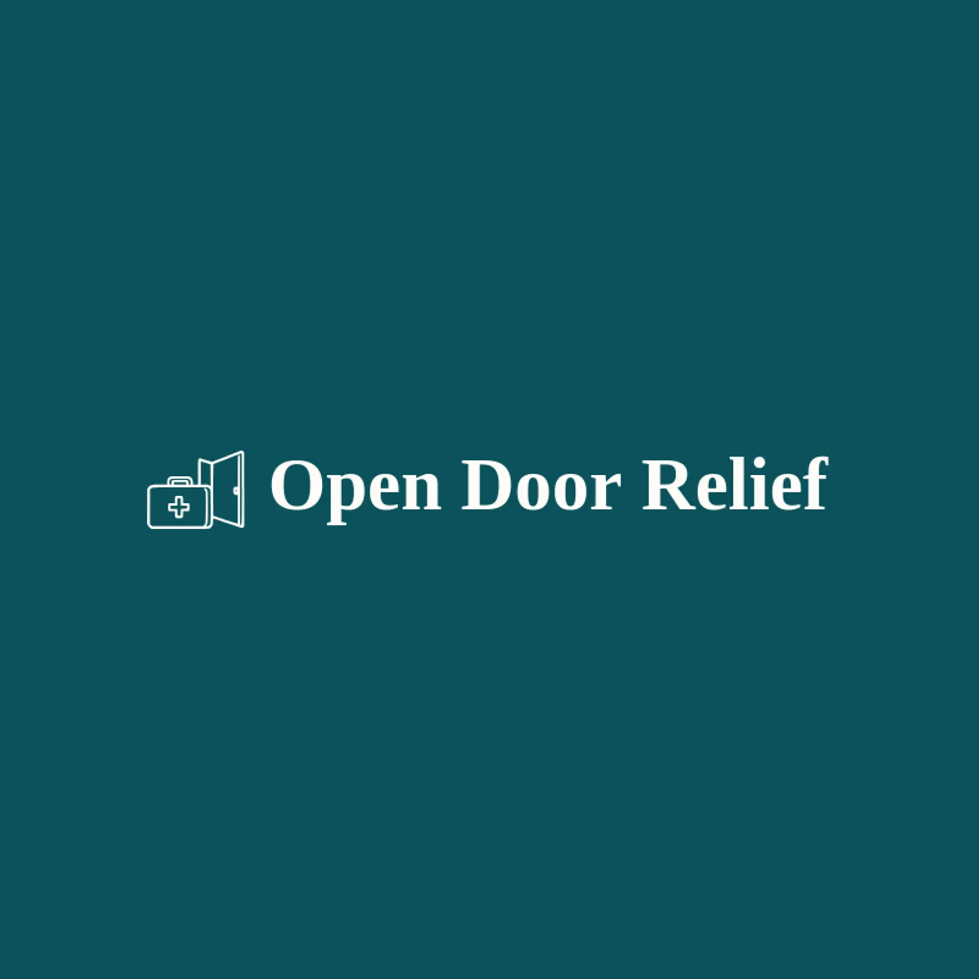 Open Door Relief logo for first aid kit