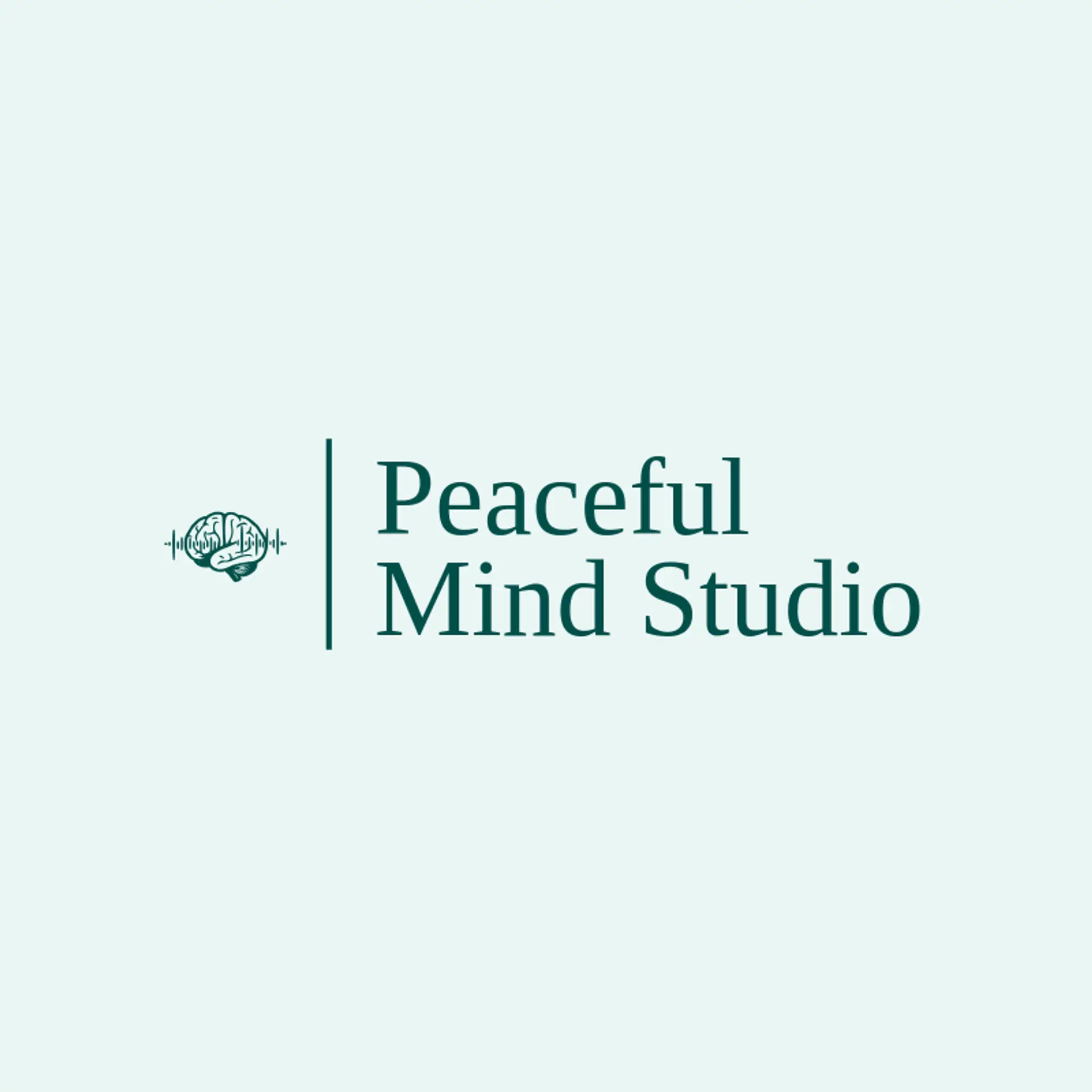 Peaceful Mind Studio logo for psychologist