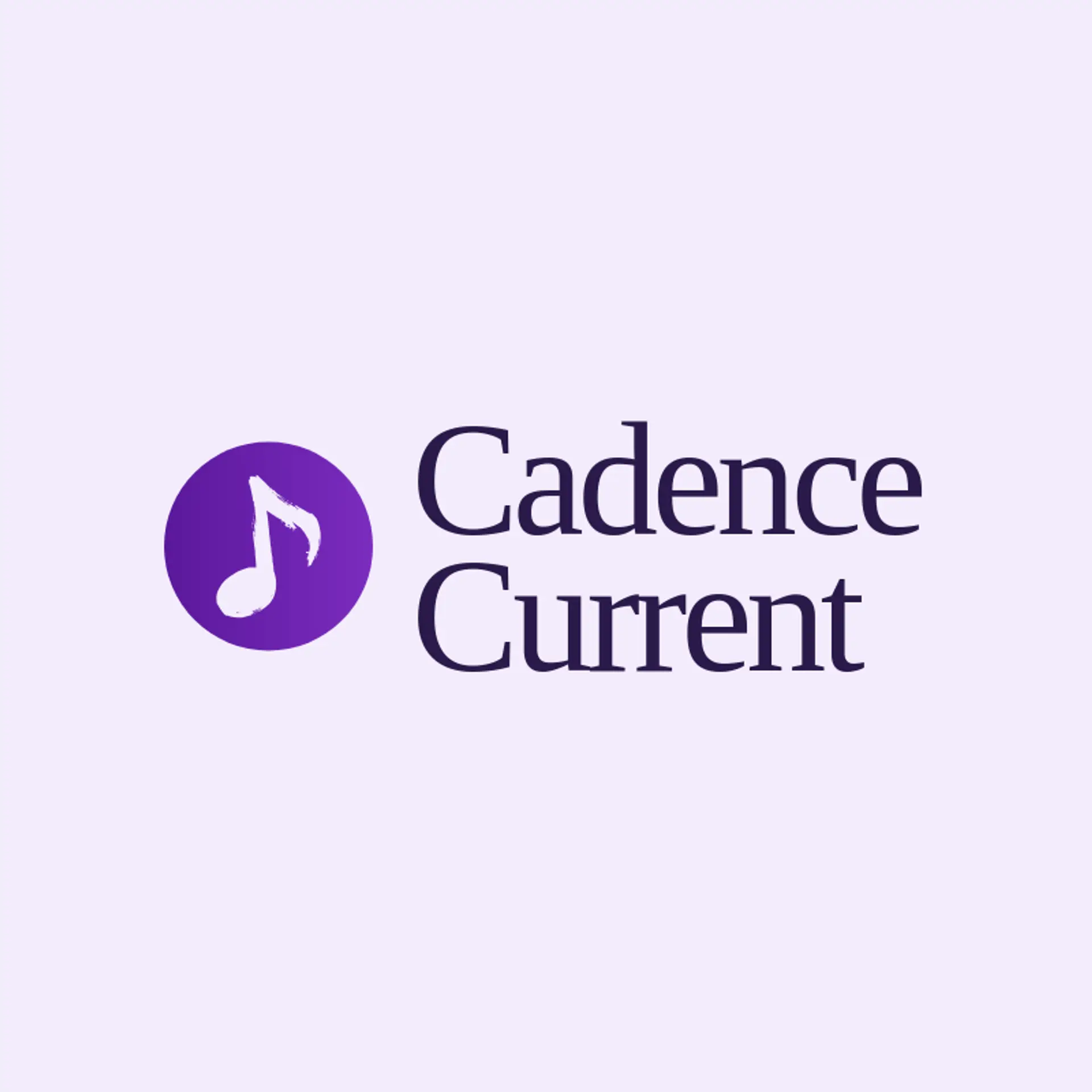 Cadence Current logo for music note