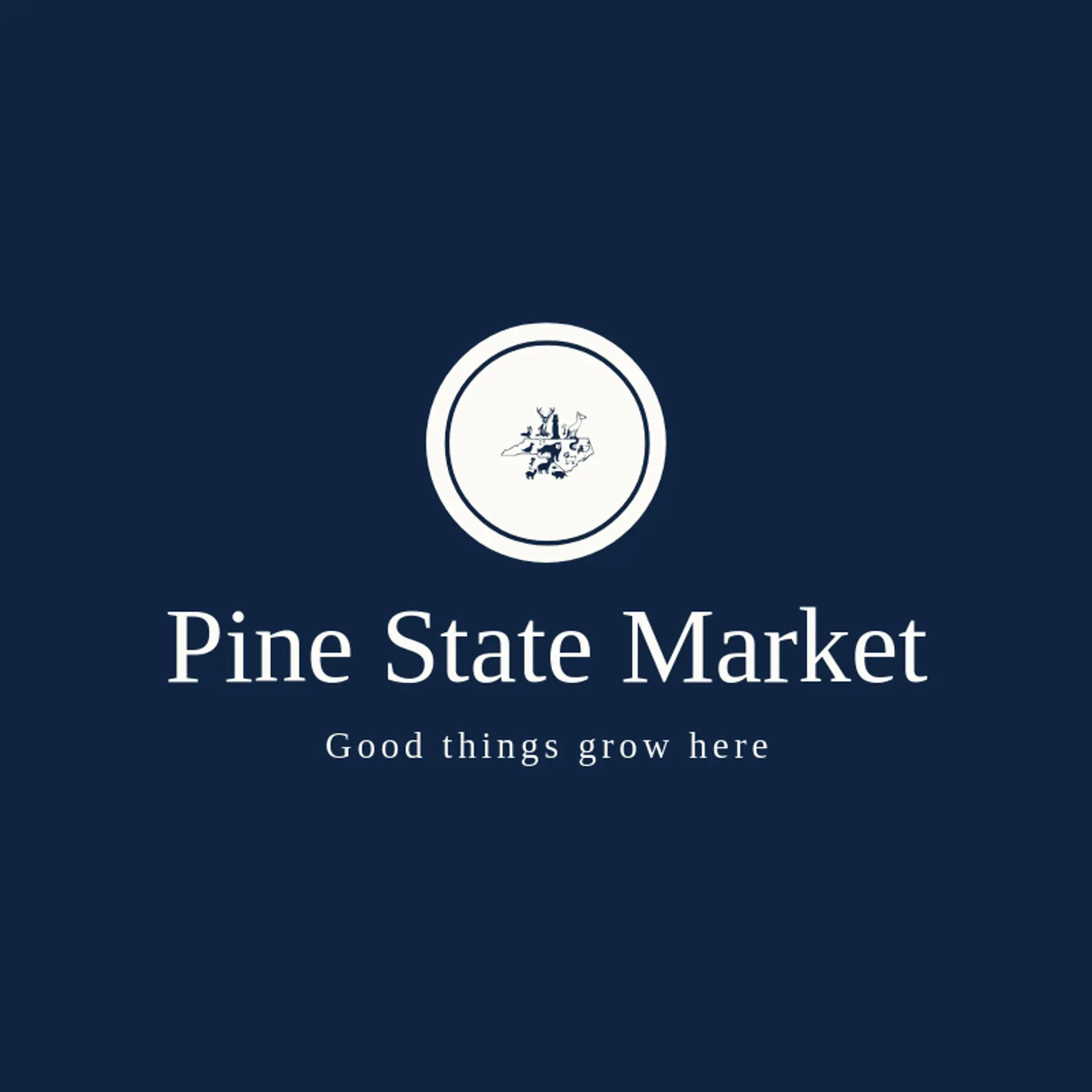 Pine State Market logo for north carolina