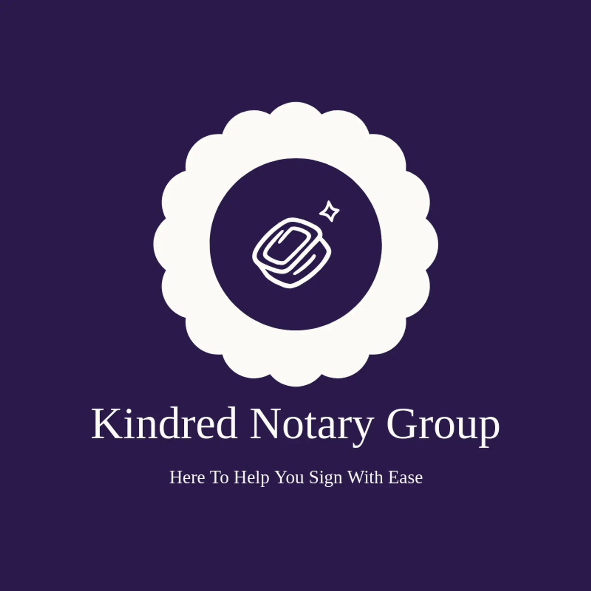 Kindred Notary Group logo for notary public