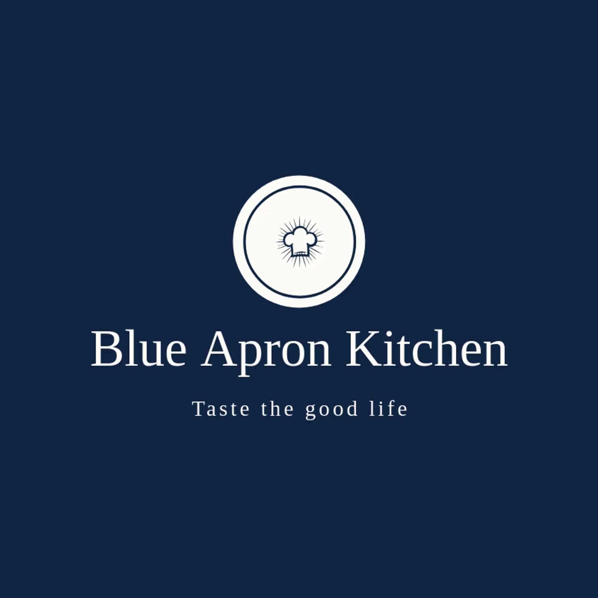 Blue Apron Kitchen logo for chef hat