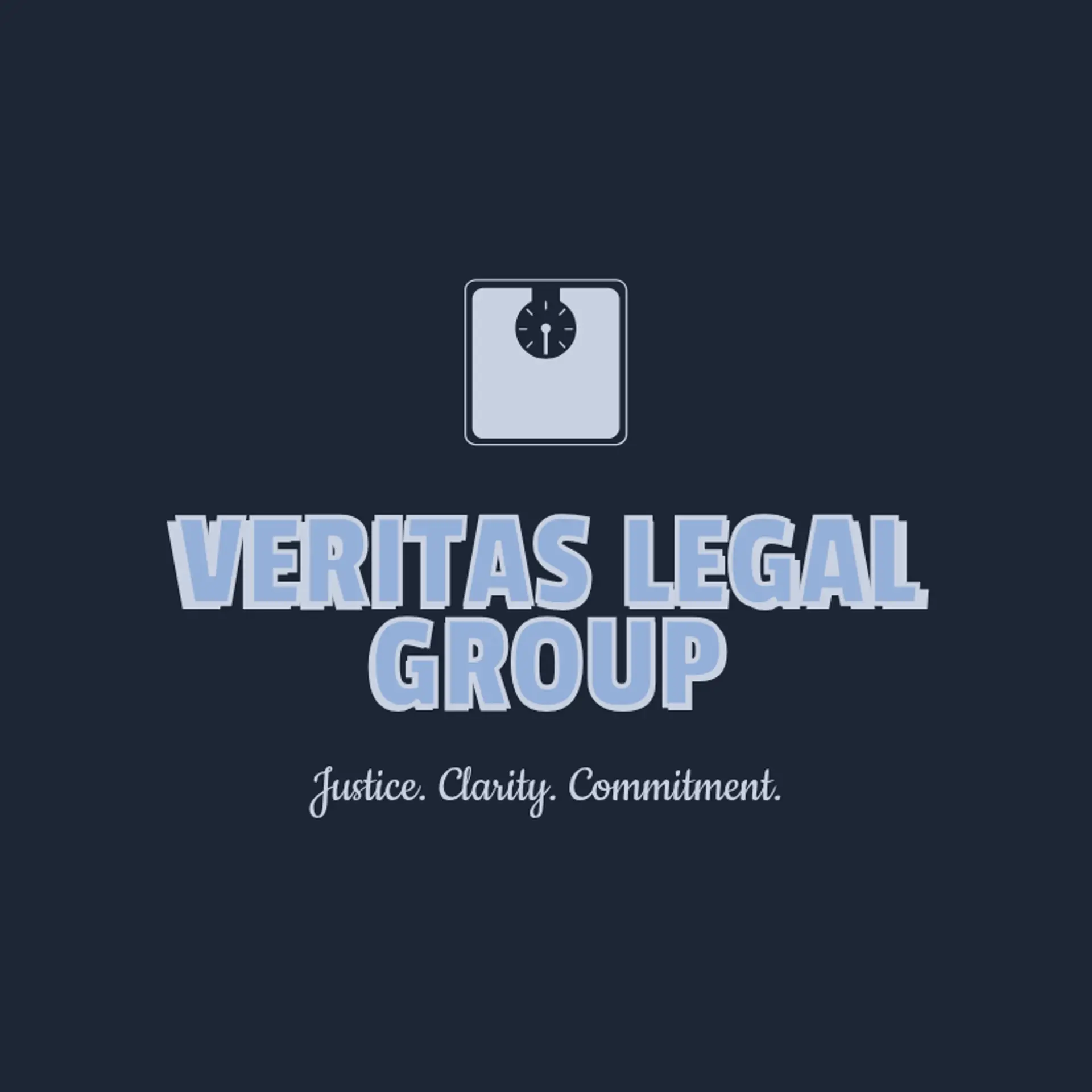 Veritas Legal Group logo for law
