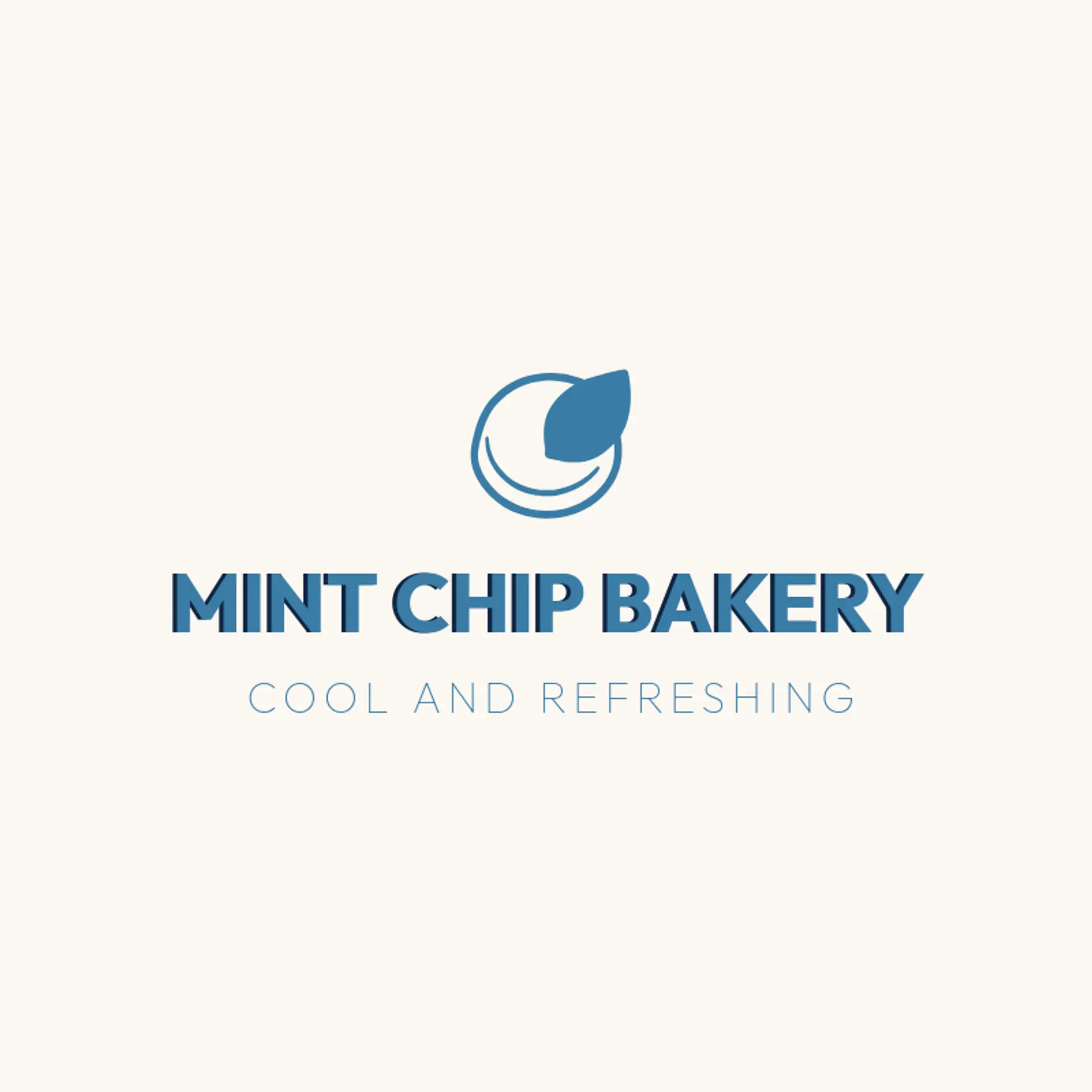 Mint Chip Bakery logo for cookie